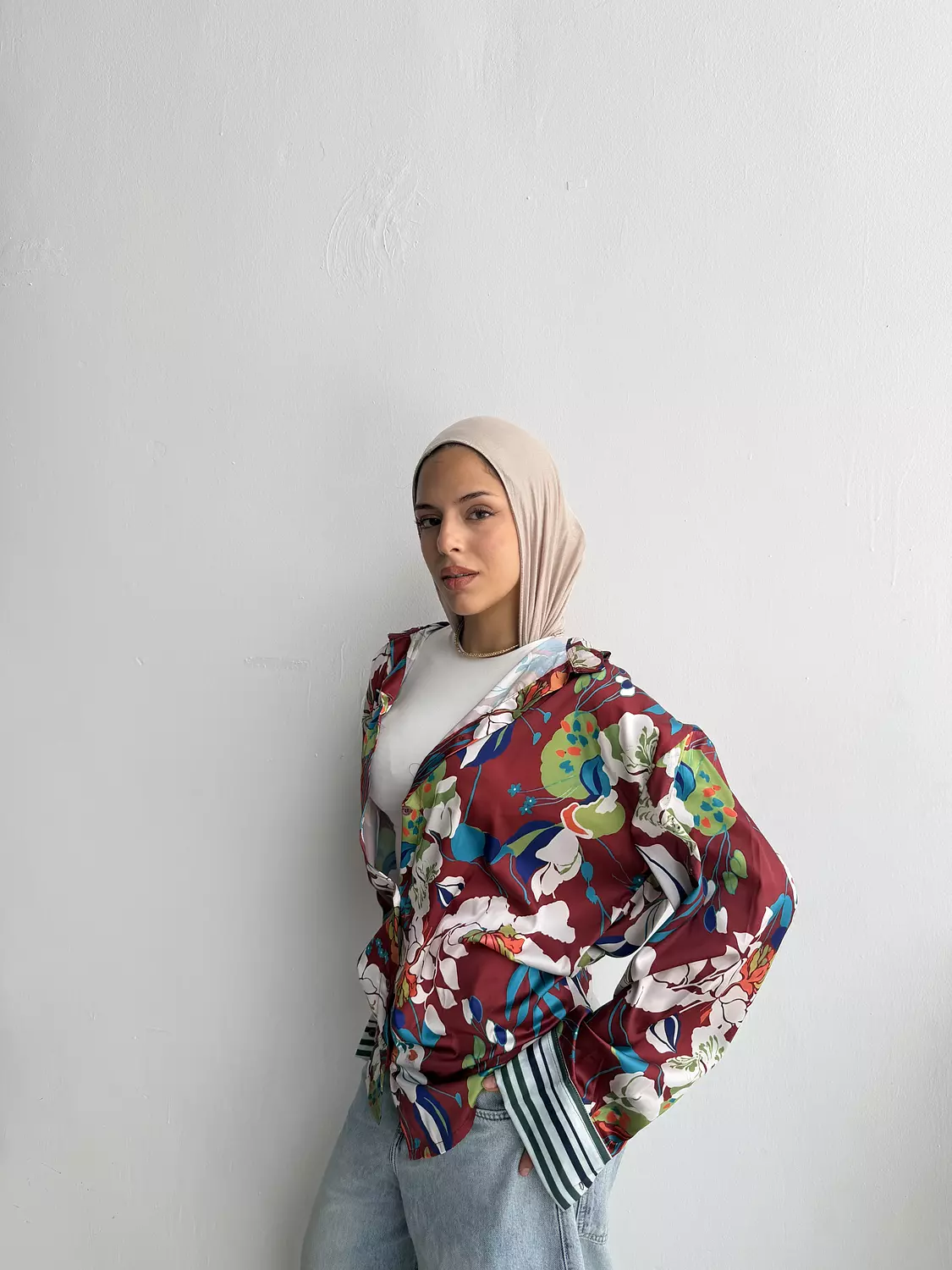 Jasmine Satin Blouse 2