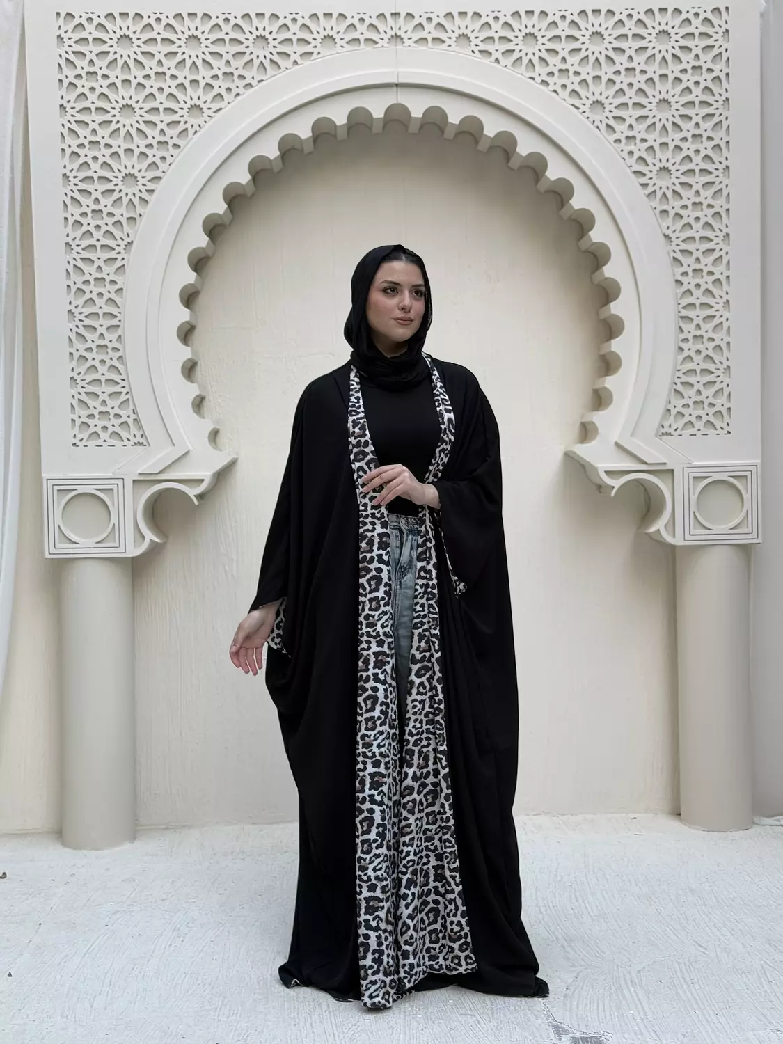 Double Face Leopard Kaftan 3