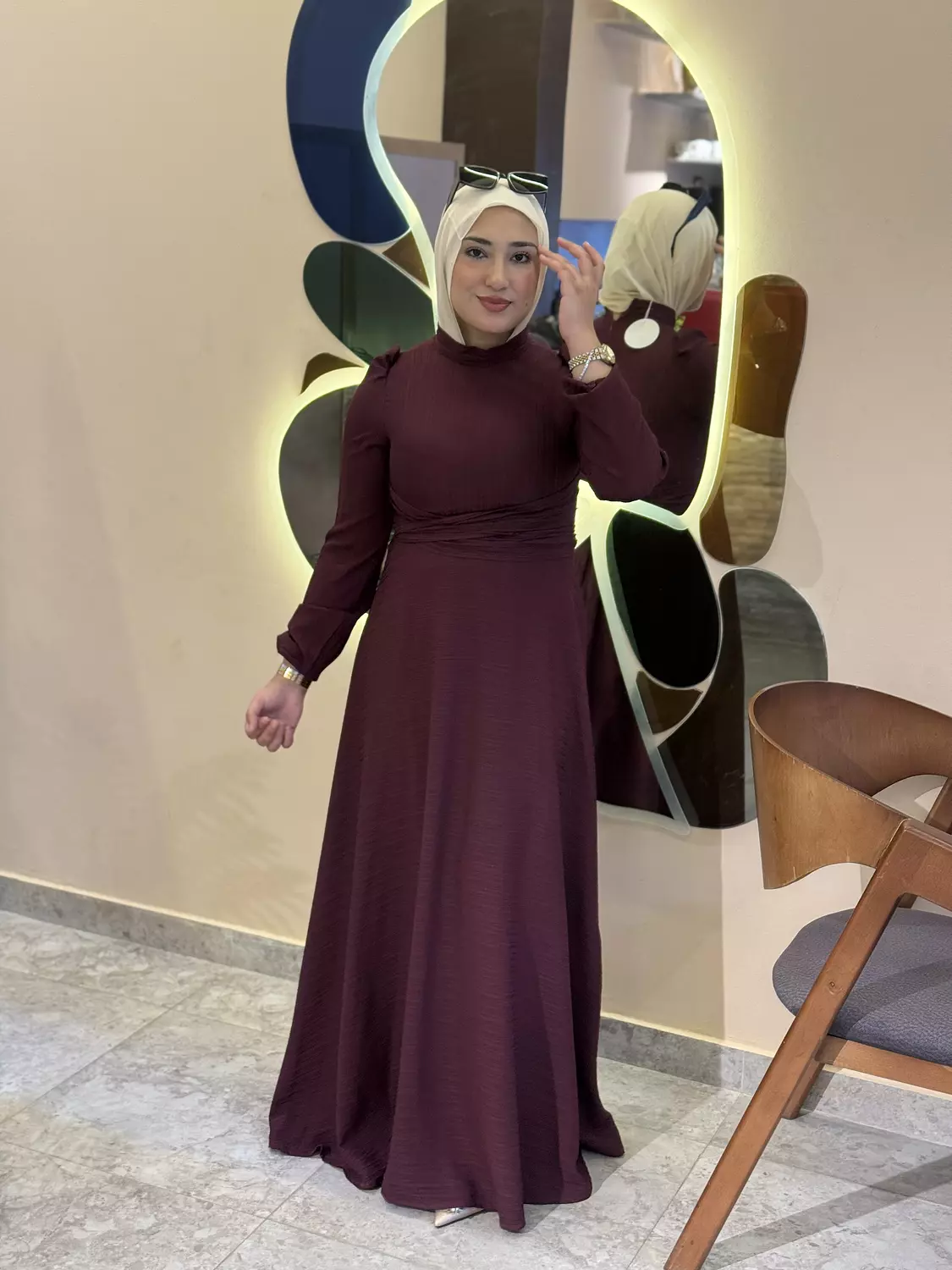  “Wine Elegance dress “ image