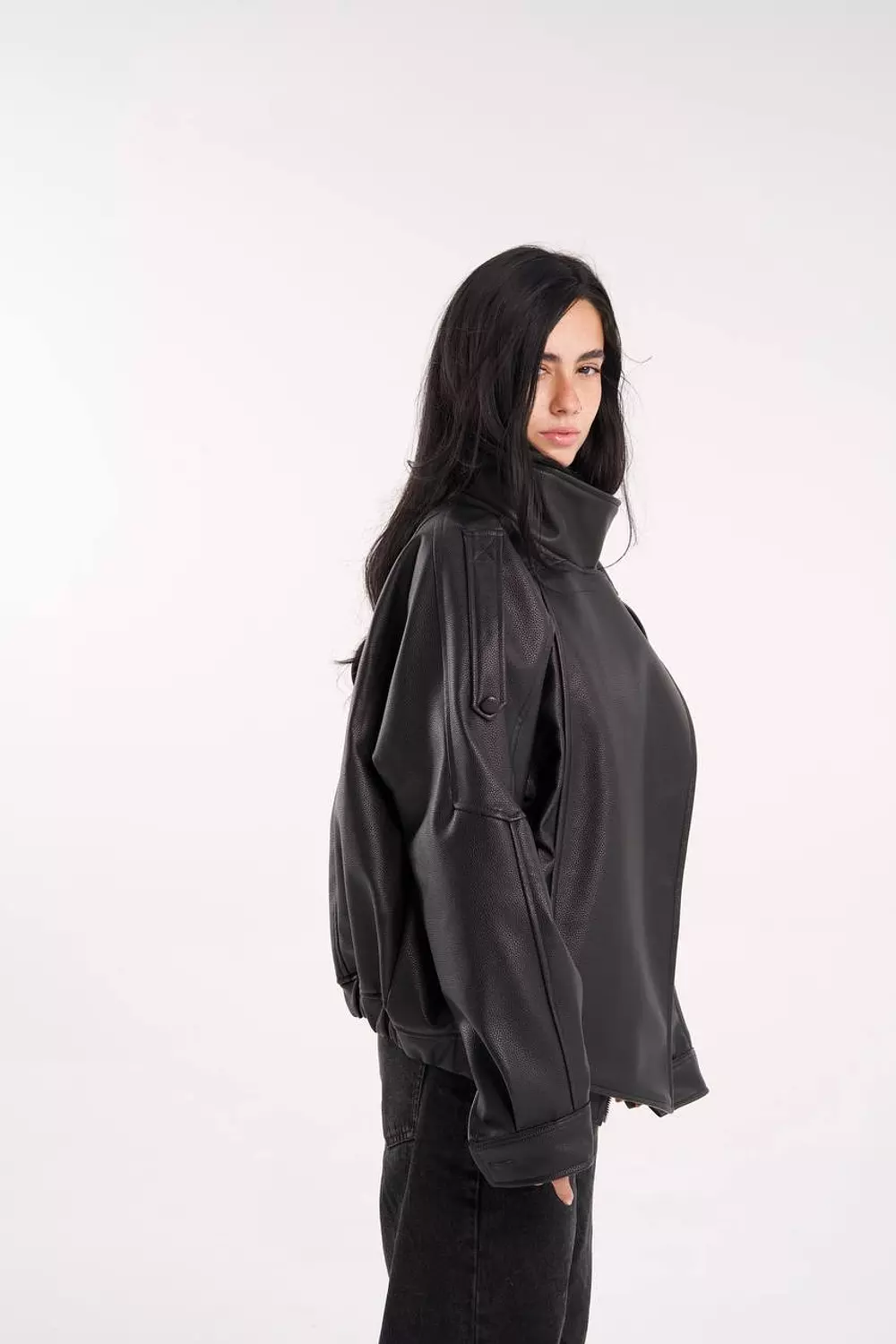 Zara leather jacket  2