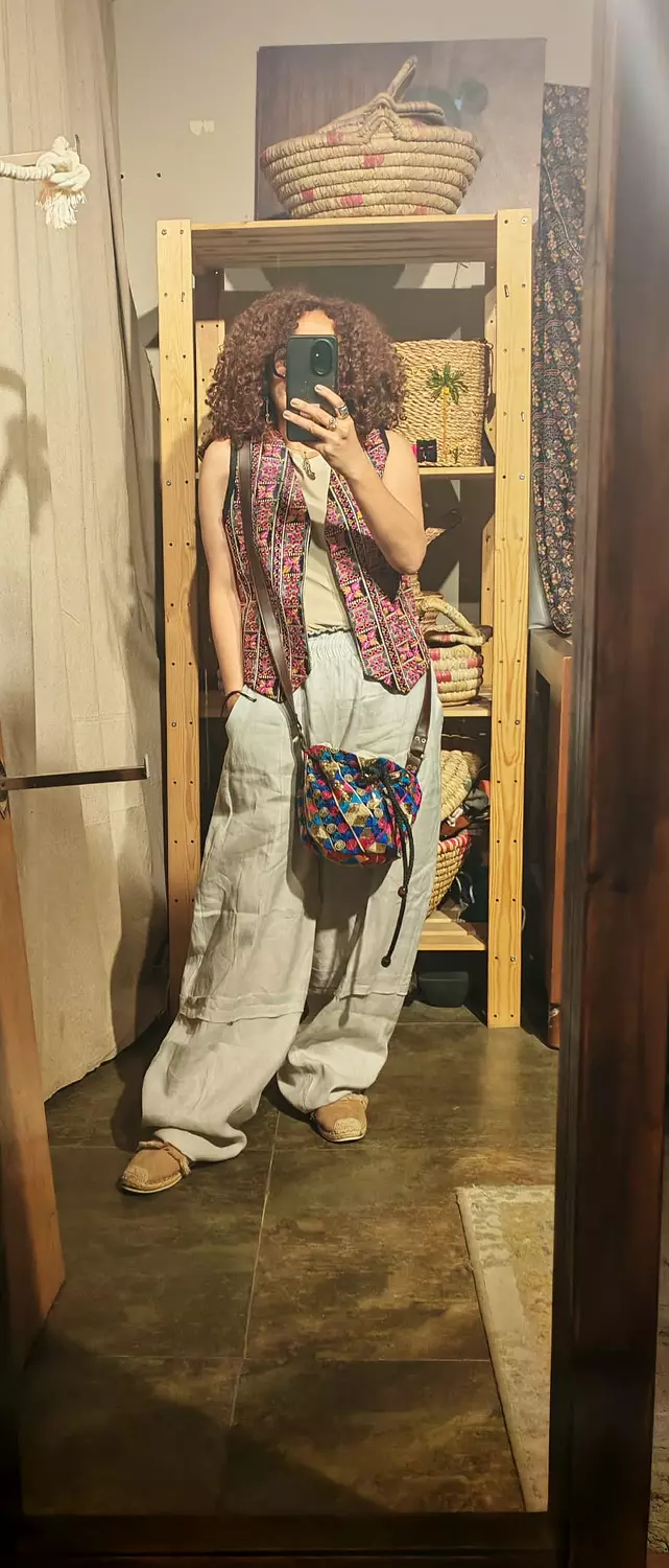 Linen sleeveless sirma vest 13