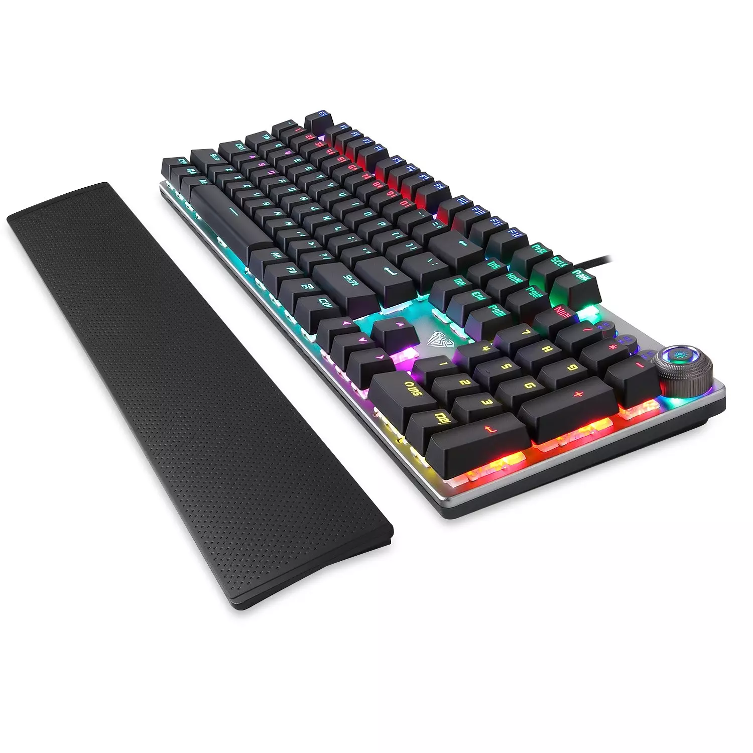 Mechanical Gaming Keyboard Aula F2088 with RGB lights - 108-Key  hover image
