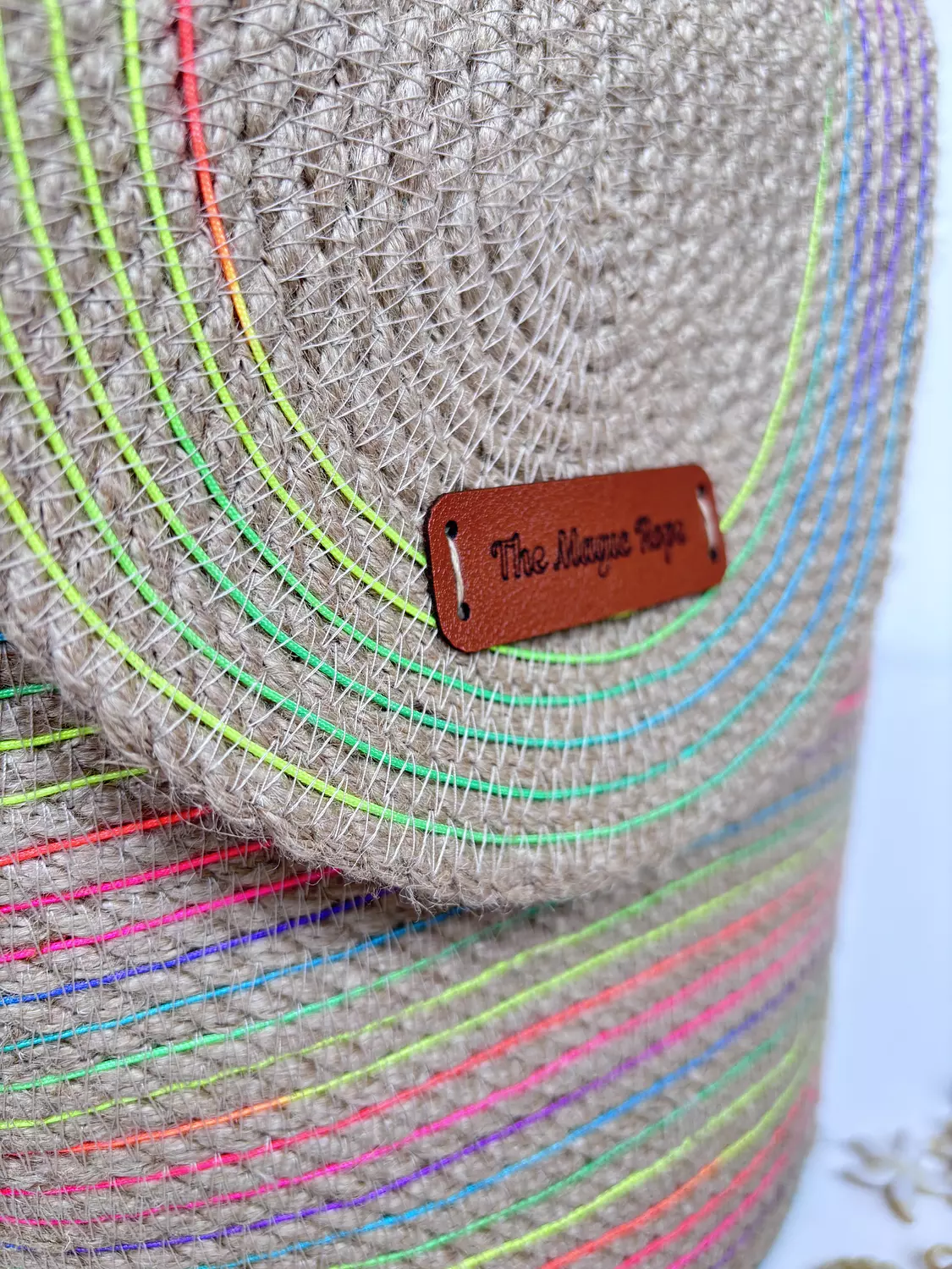 Boho Breeze Jute Basket Bag 3