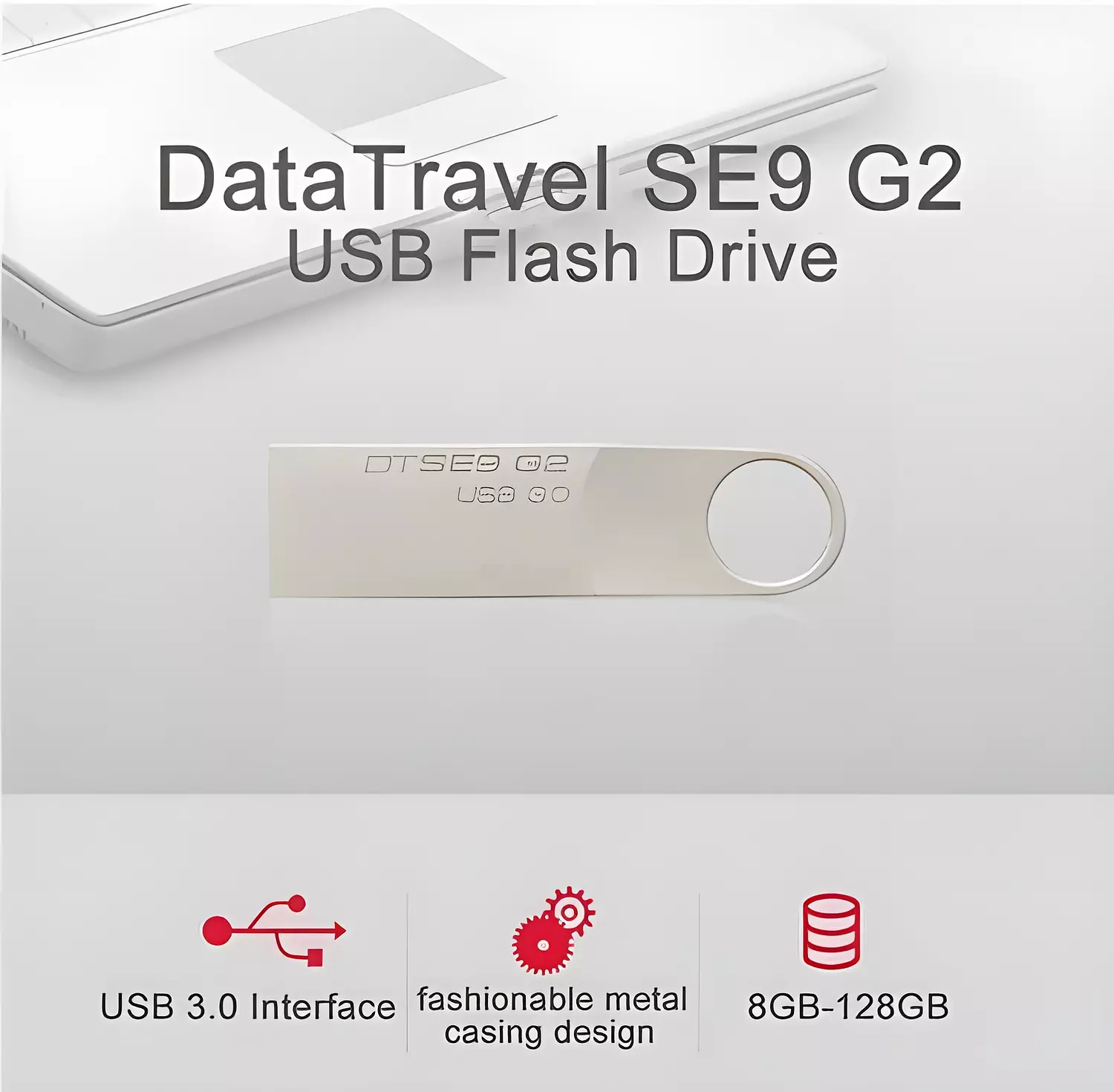 Kingston SE9 G2 8GB USB 3.0 Flash Drive 3
