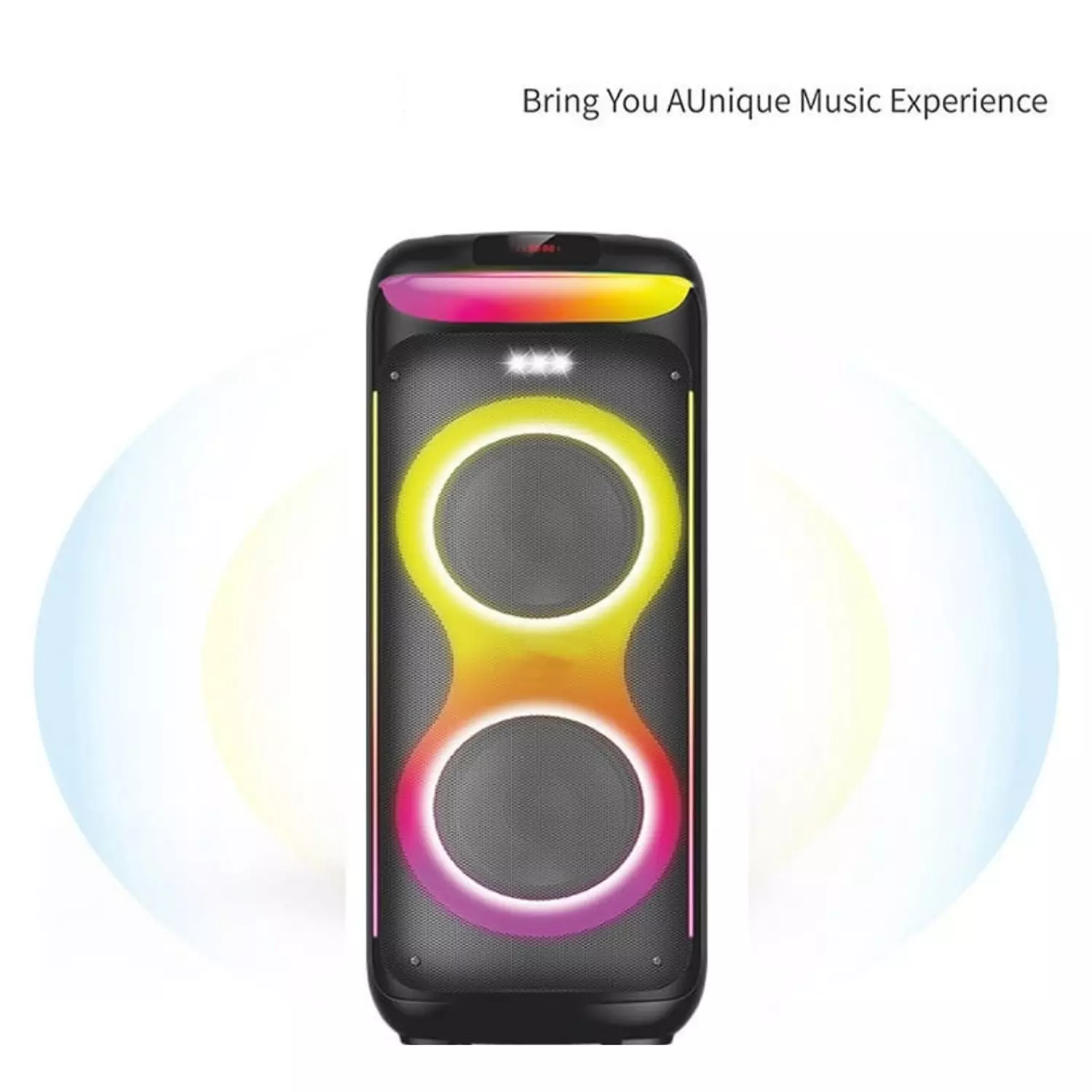 Vovo V-1175 80W Double 10-inch Party Speaker 2