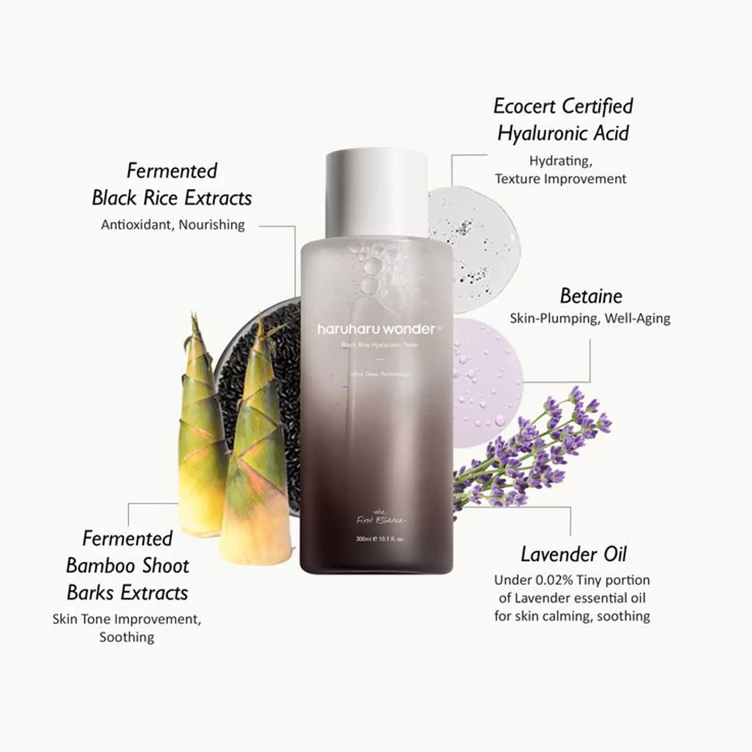Haru Haru Wonder Black Rice Hyaluronic Toner Free Of Alcohol Fragrance 150Ml 3