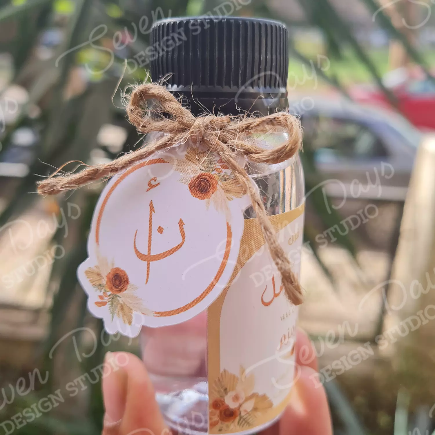 Beige Flowers- Zamzam Water 1