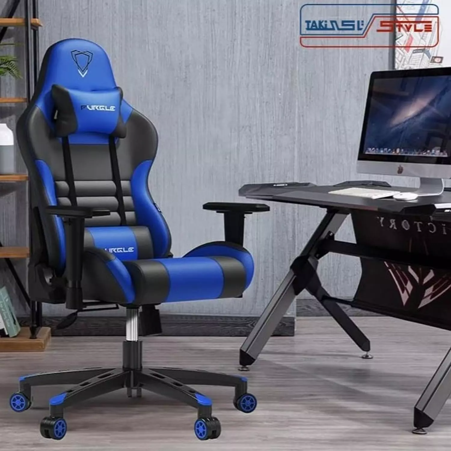 furgle كرسى جيمنج ازرق image