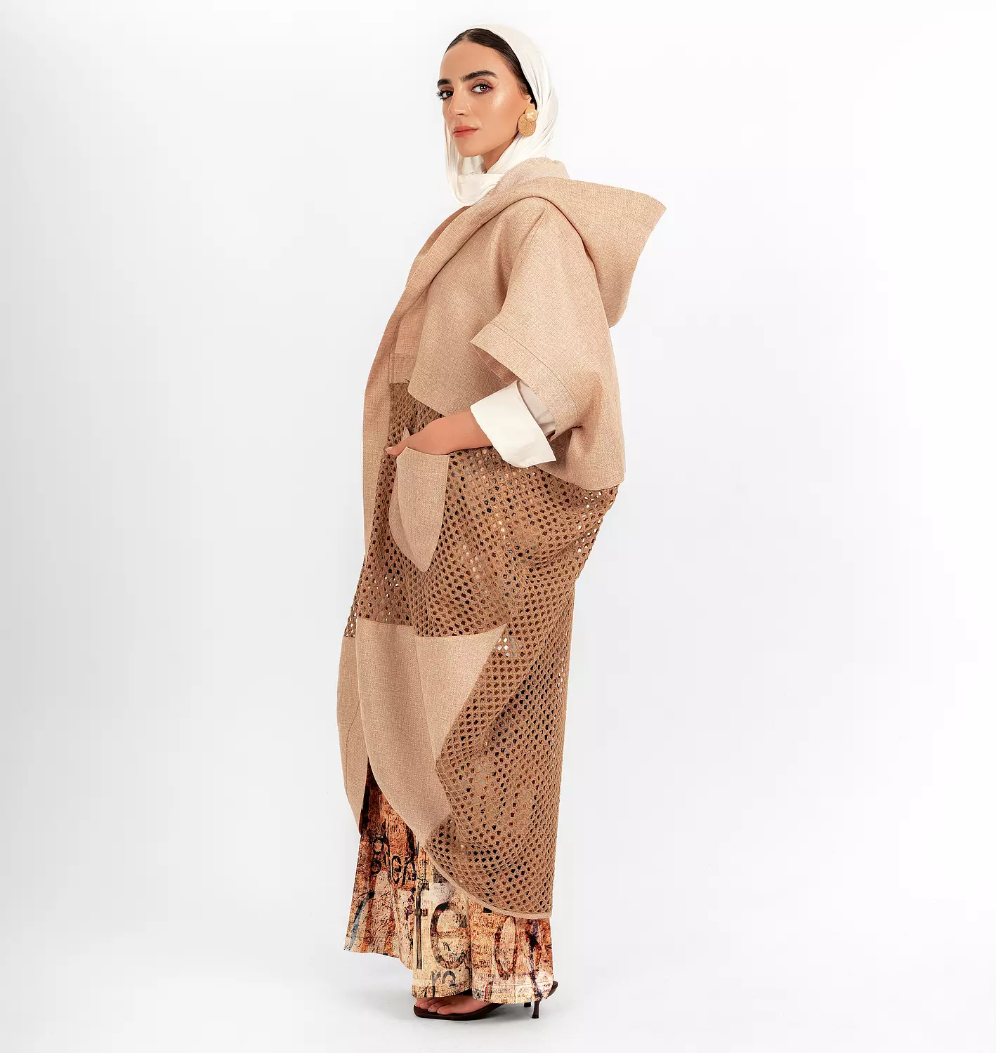 Boho Wrap - Rustic linen/ neutral tone edition image