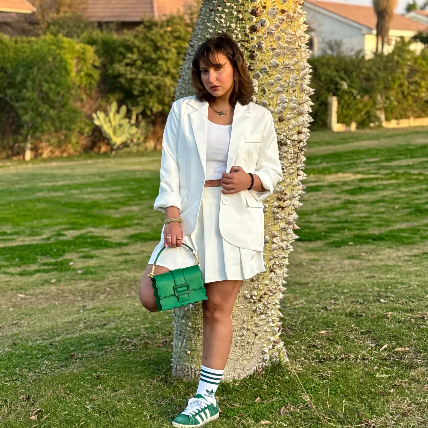 White Tennis Skirt 2