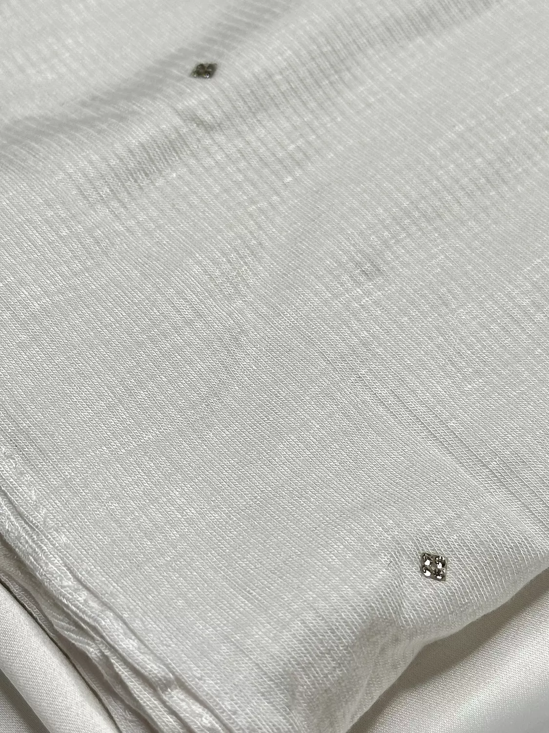 White strass Kuwaiti scarf hover image