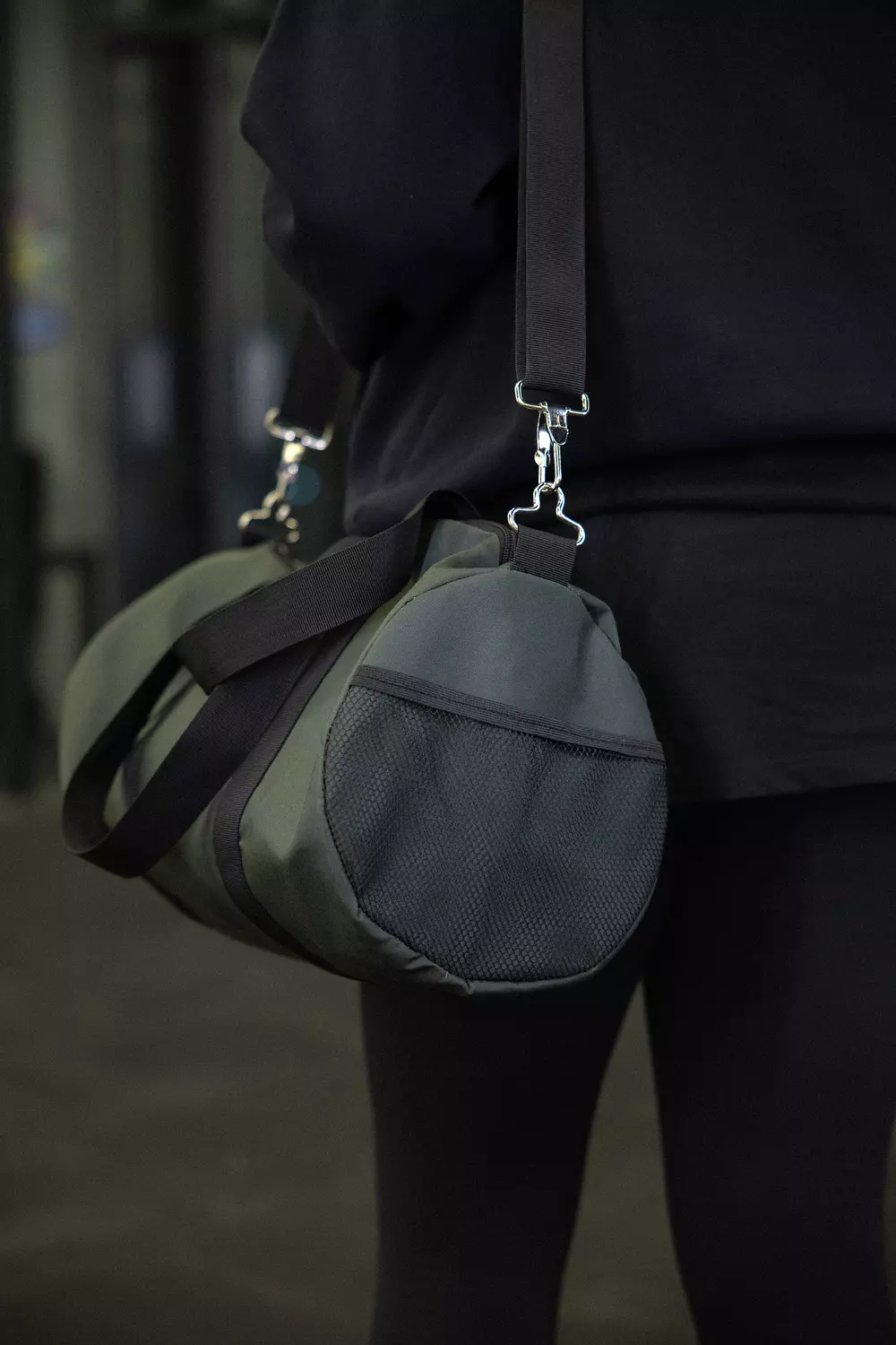 OLIVE DUFFEL BAG hover image
