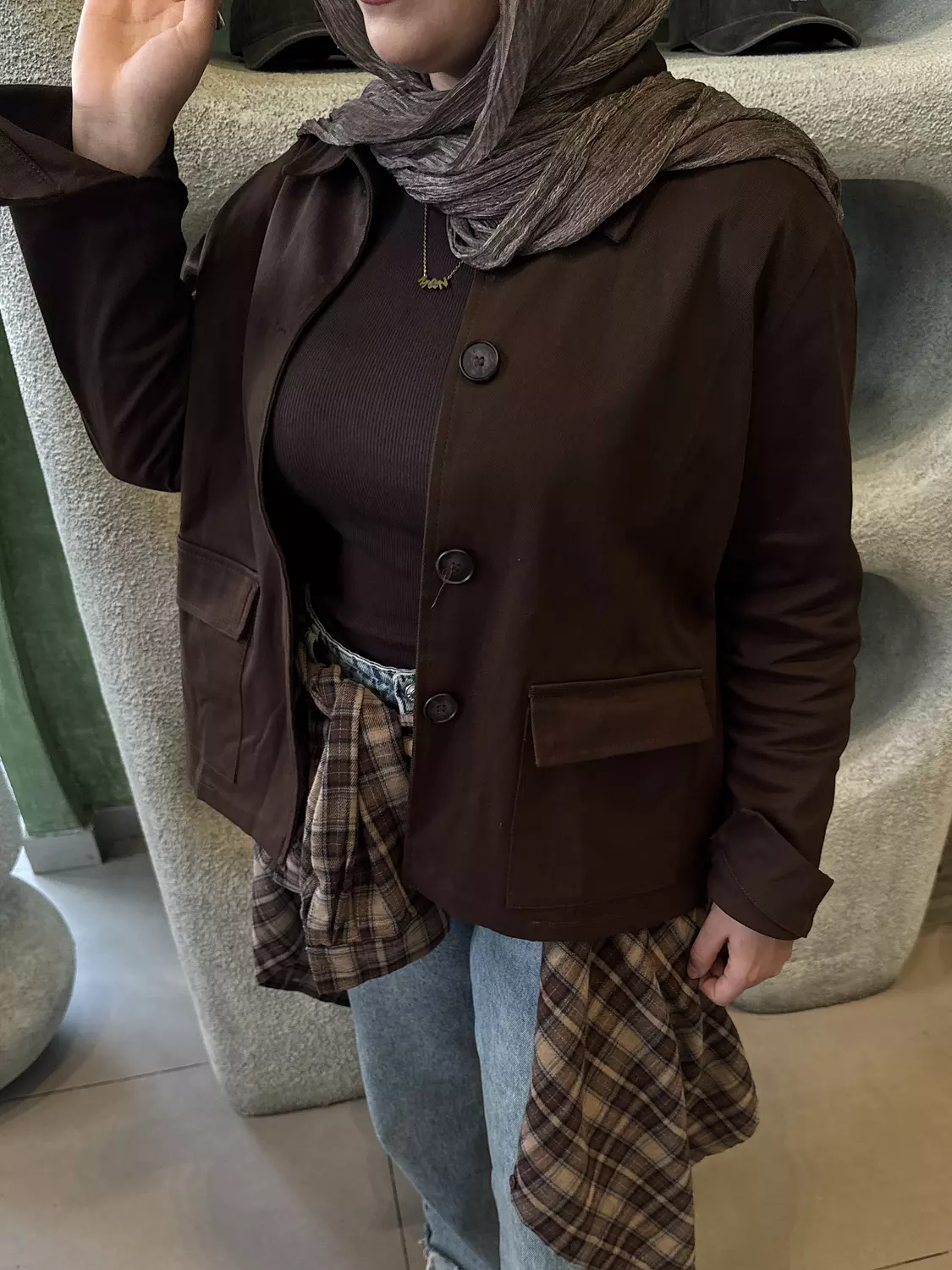 Jabardin jacket brown 2