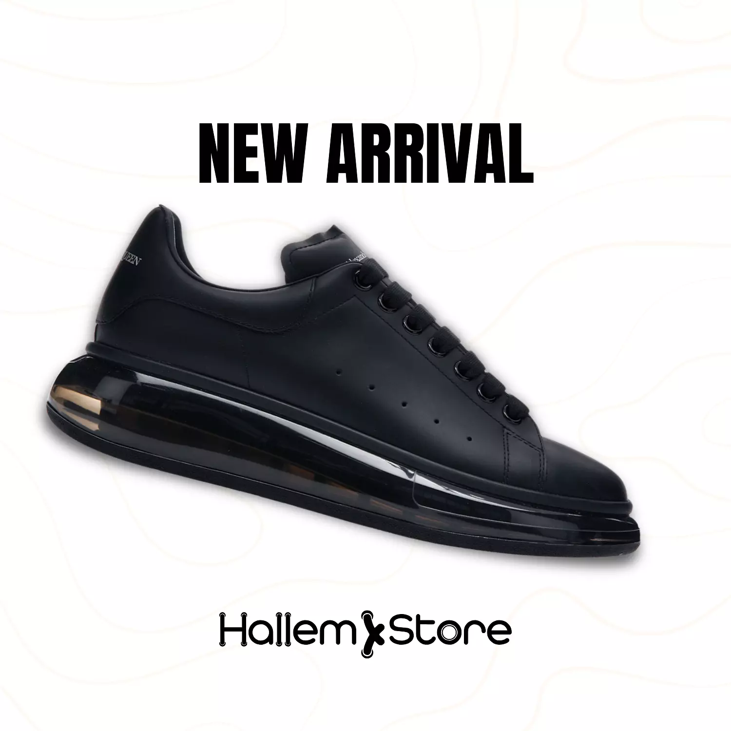 Alexander McQueen Black Shiny Sole image