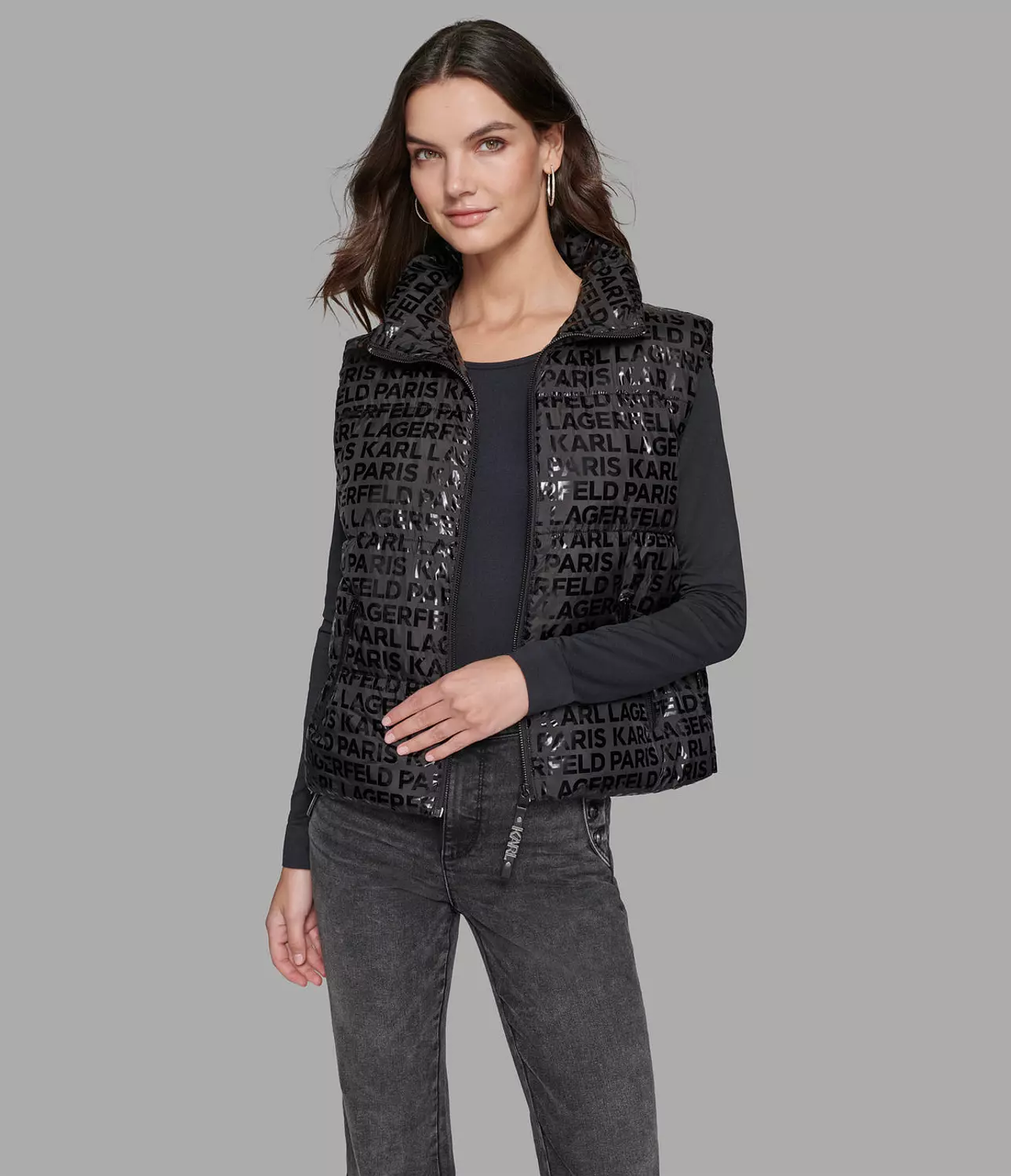 TONAL LOGO PUFFER VEST 3