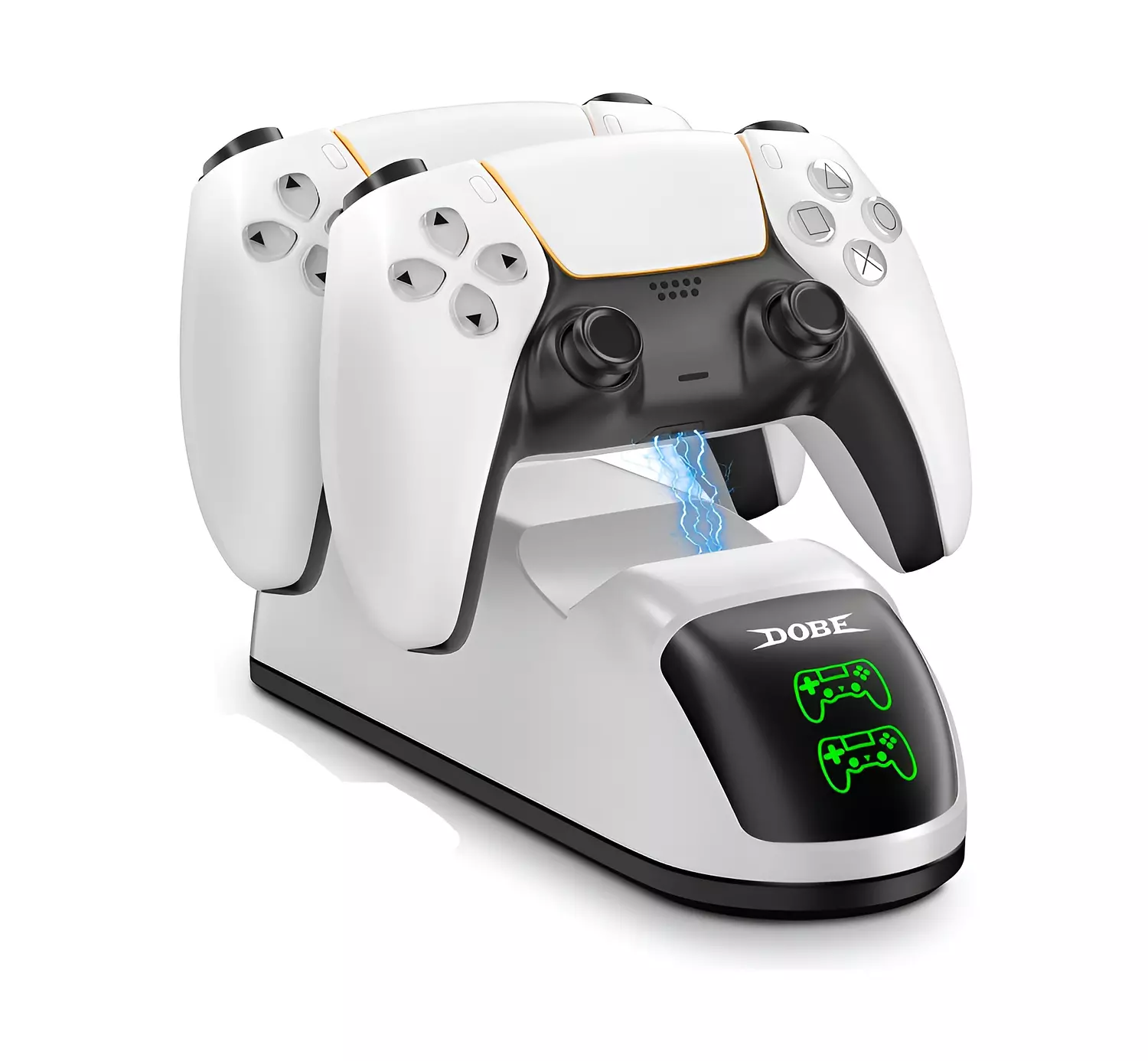 DOBE Digital Dual Charging Dock for PS5 Controllers for Fast and Safe Charging image
