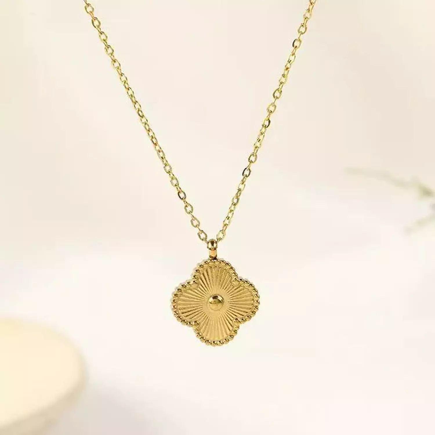 Gold Vancleef Necklace image