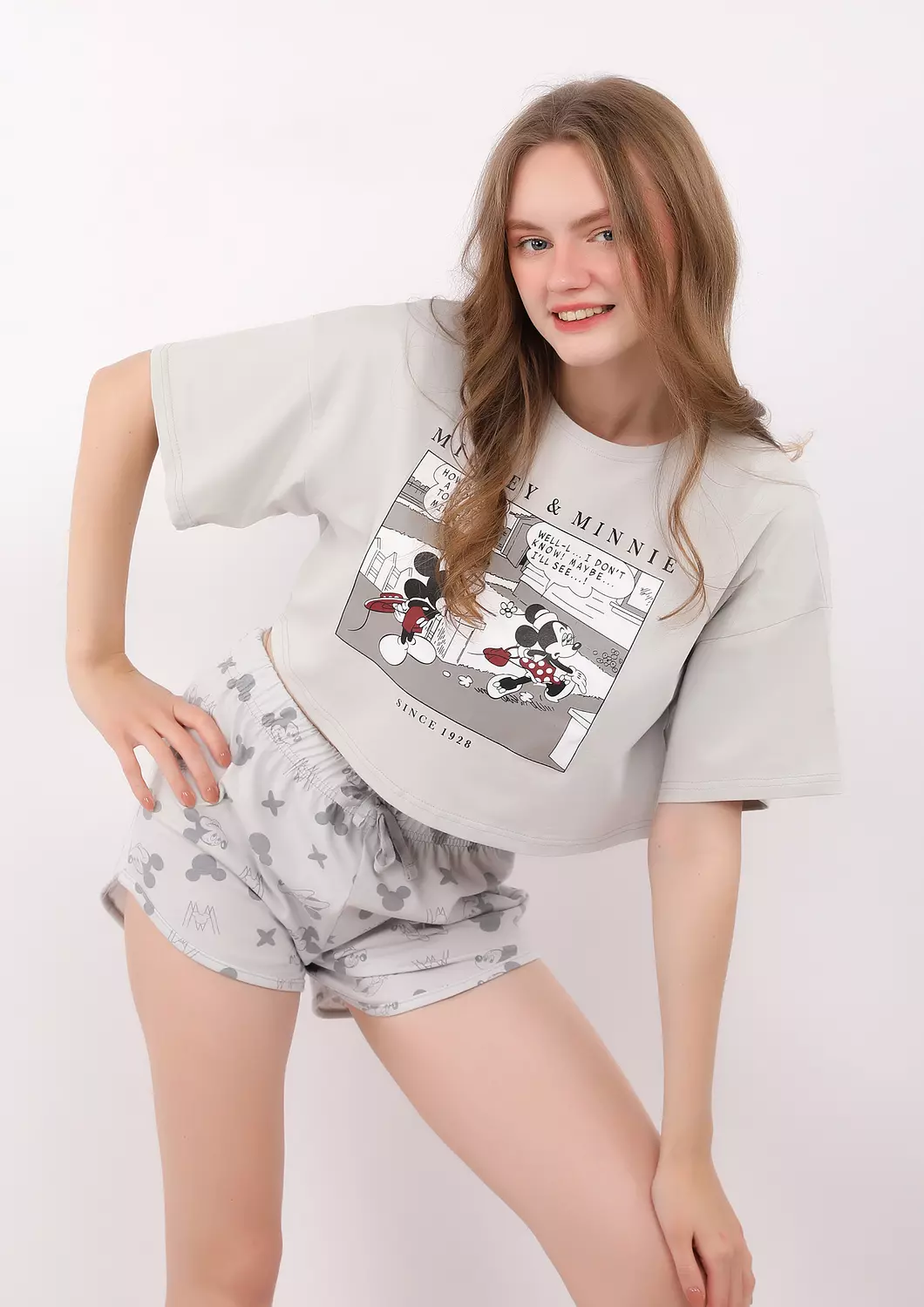 S221 Mickey MAGIC Short Pajama Set 3