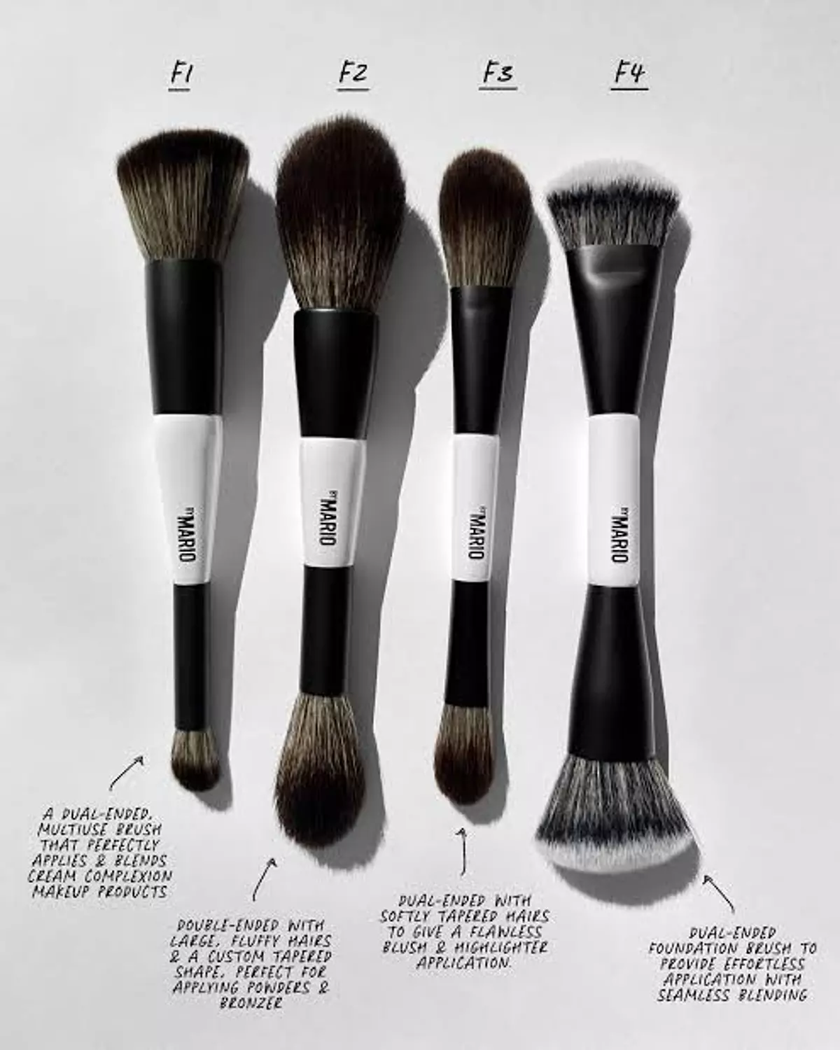 MAKEUP BY MARIO  F4 Dual-Ended Foundation and Face Brush 3