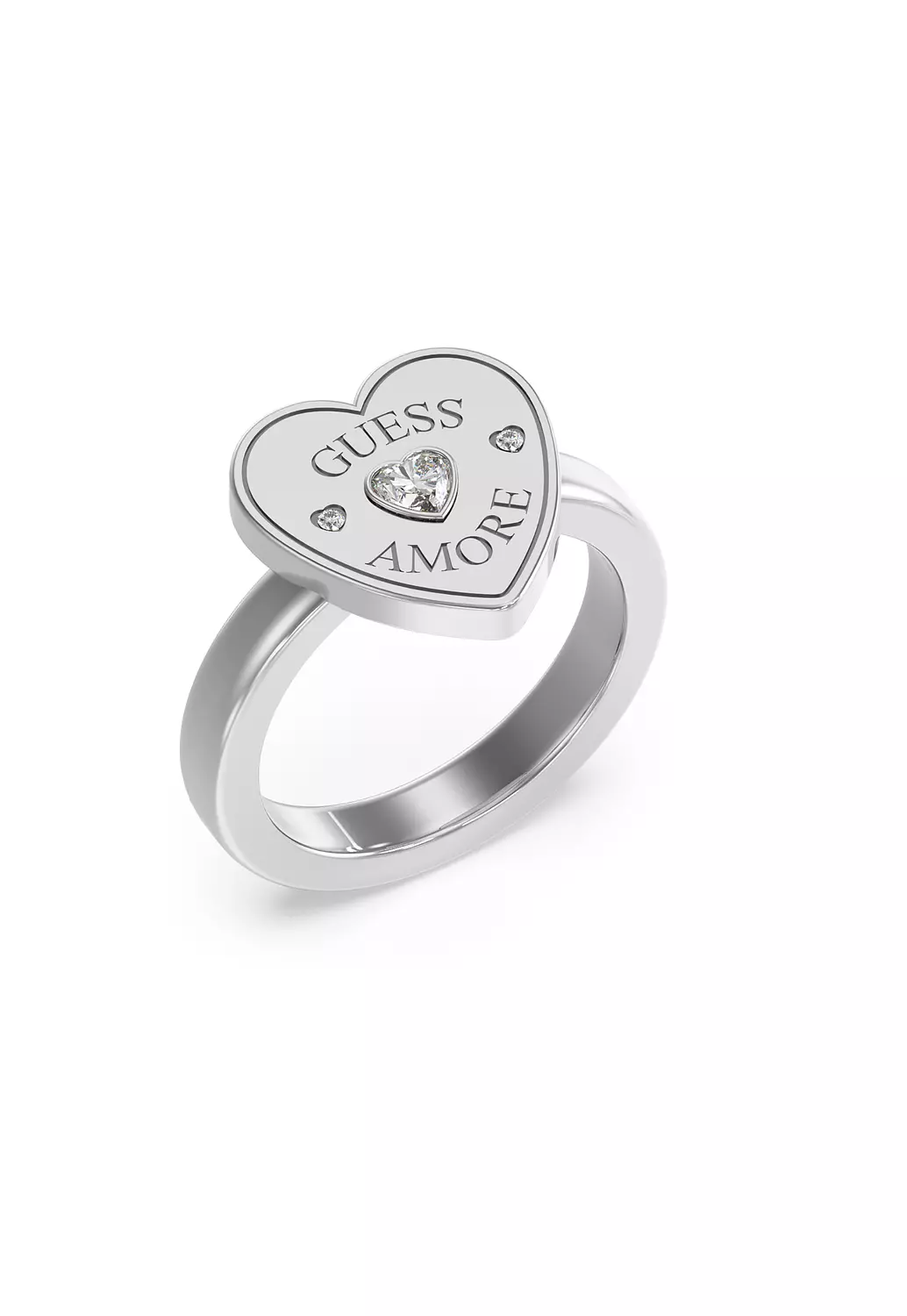 Guess Jewelry JUBR05059JWRH52 Ring For Ladies Silver Plated image