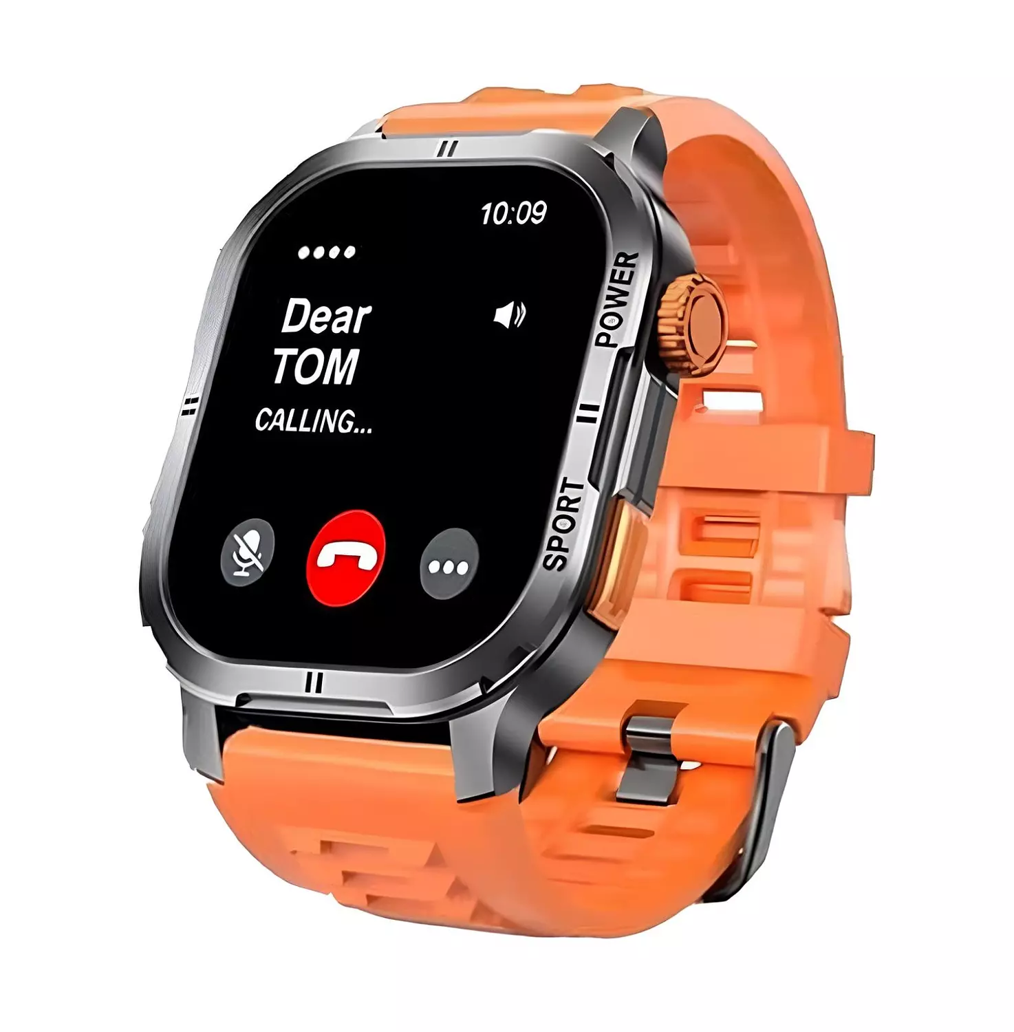 HainoTeko TOP-7 Real AMOLED AOD 3 Straps Orange/Black/Silver 2