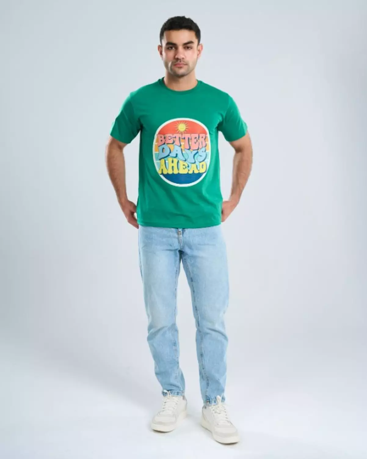Trenety "Better Days Ahead" Graphic Tee – Green 3