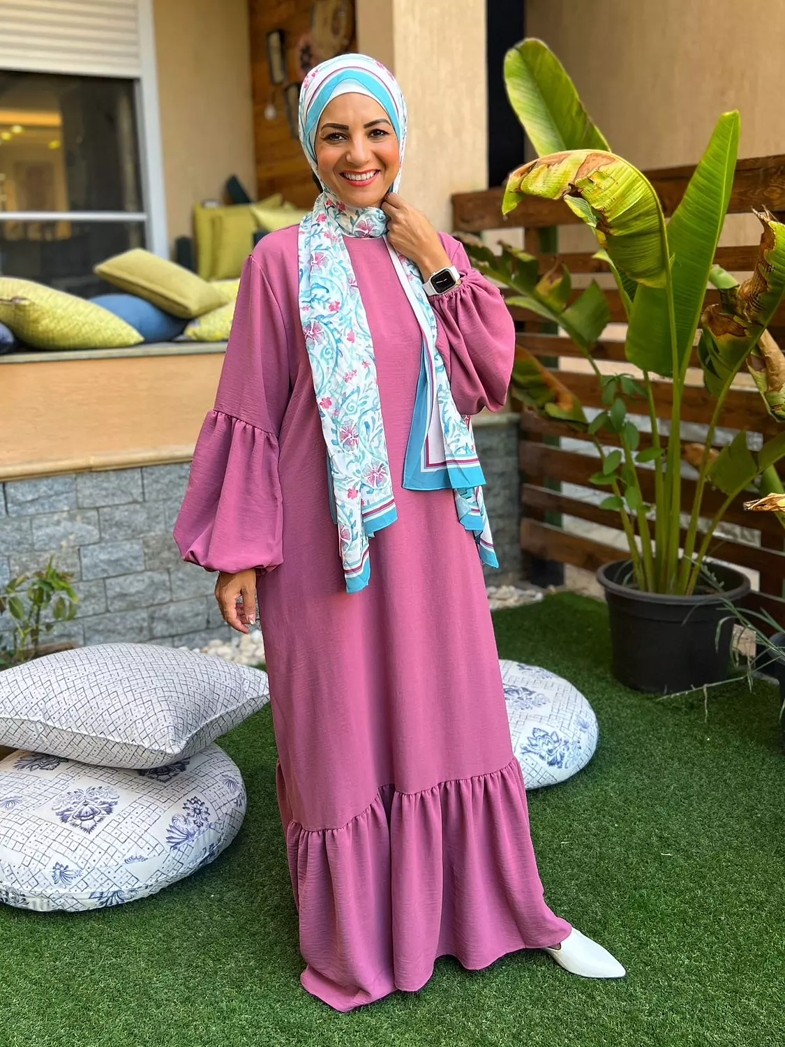 Long Sleeve Dress- Kashmir image