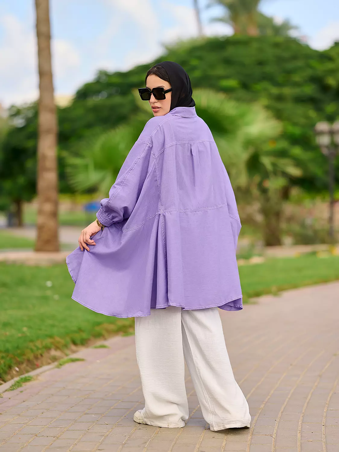 Hayat Blouse in Purple 5
