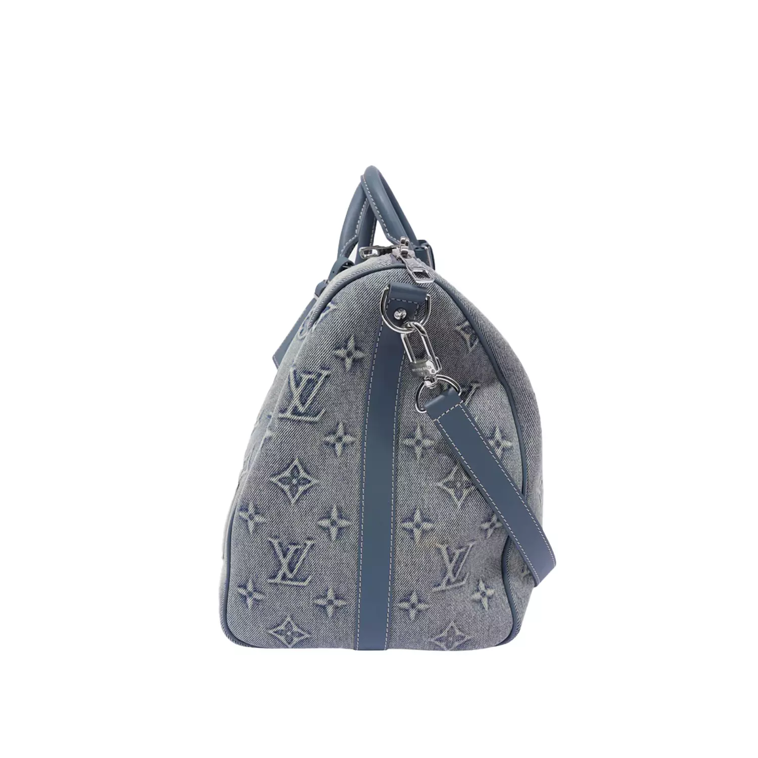 Louis Vuitton Monogram Denim Keepall Bandouliere 2