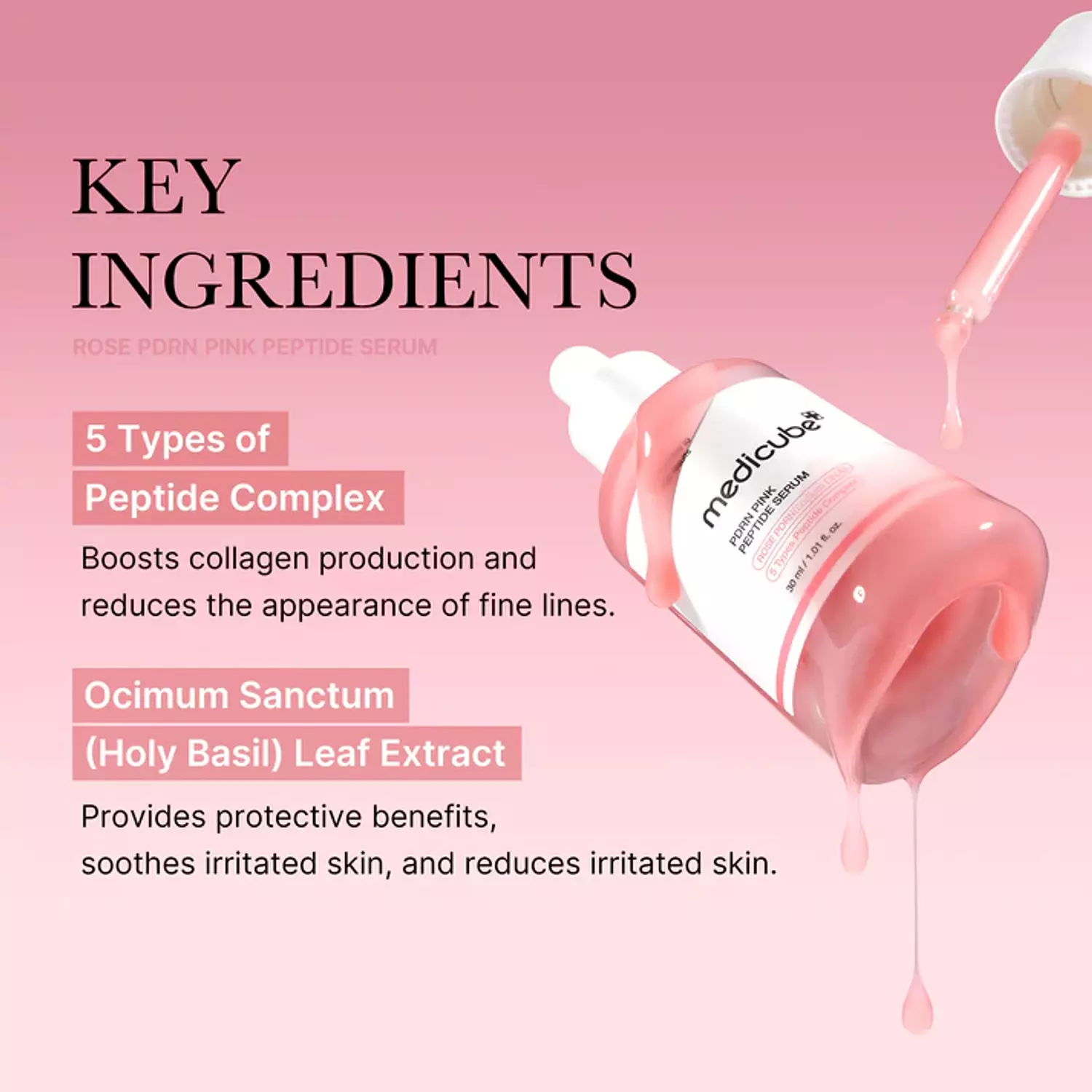 Medicube PDRN Pink Peptide Serum 3