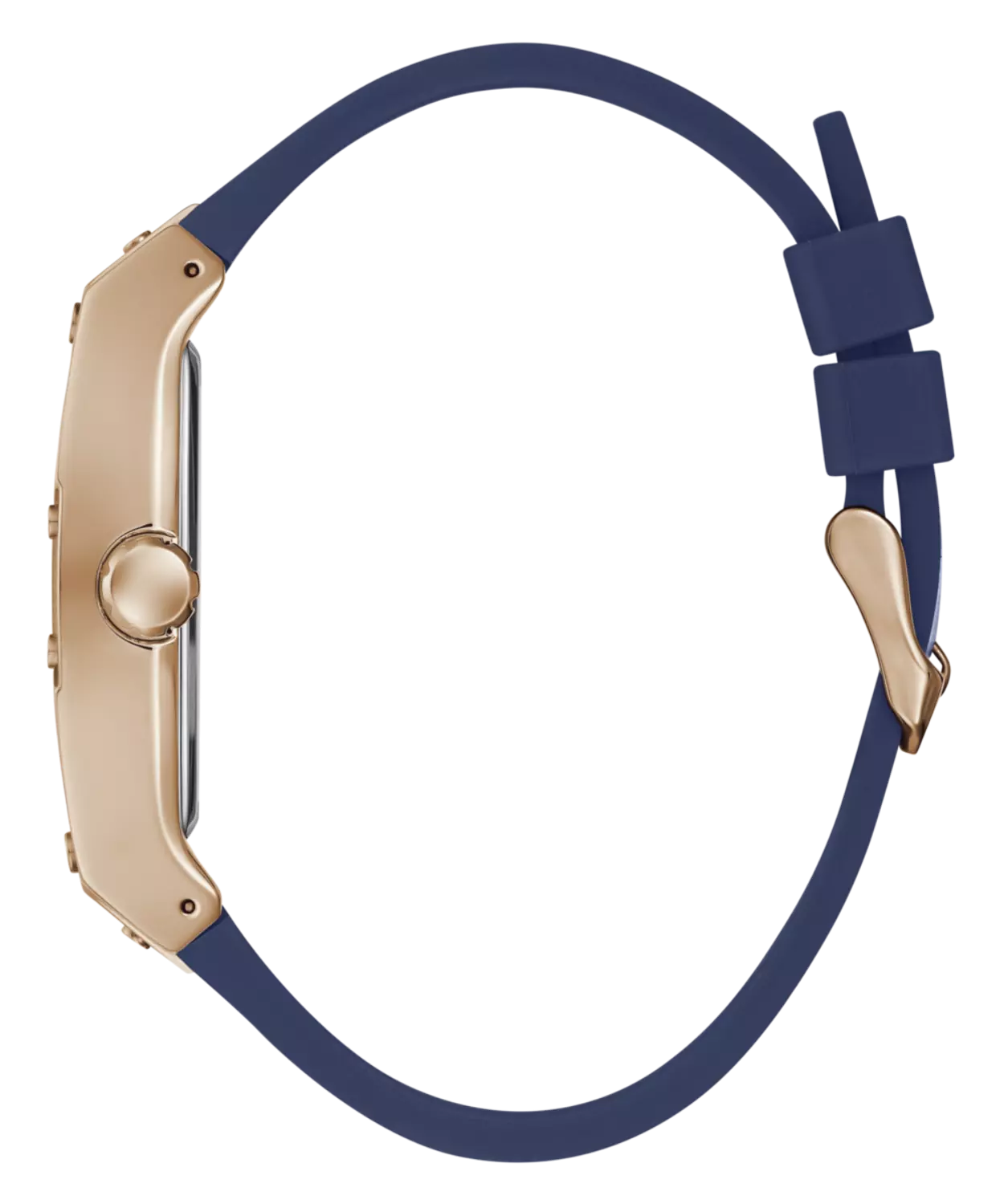 GUESS GW0202G4 Men's  Watch Rose Gold Tone Genuine leather/Silicone Strap 2