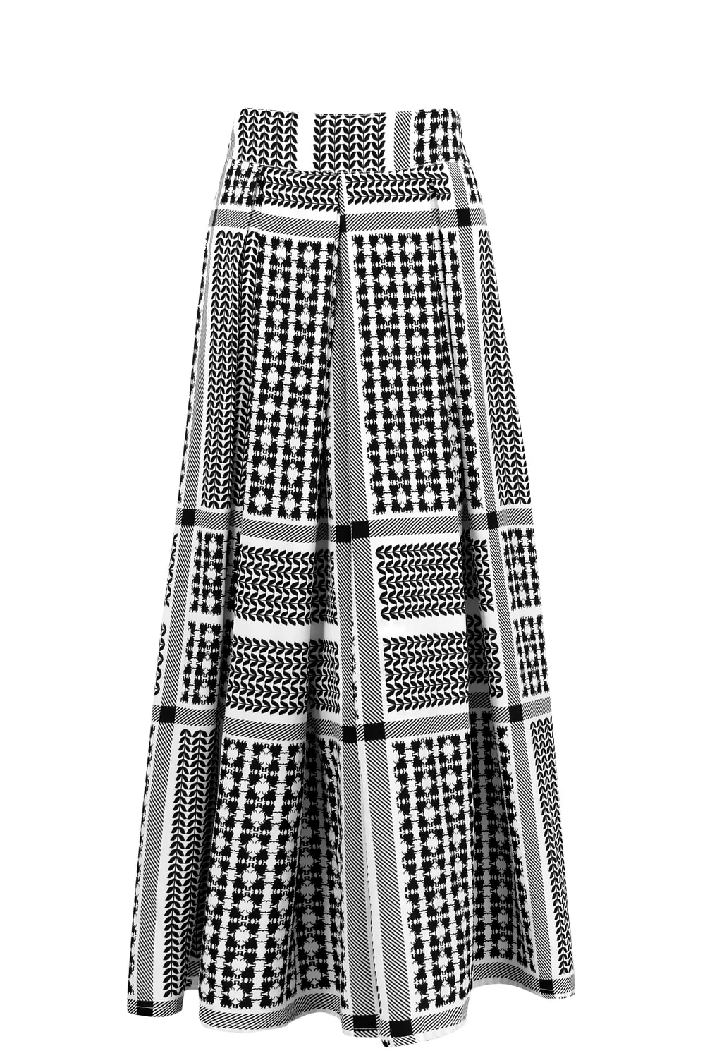 Palestinian keffiyeh skirt  1
