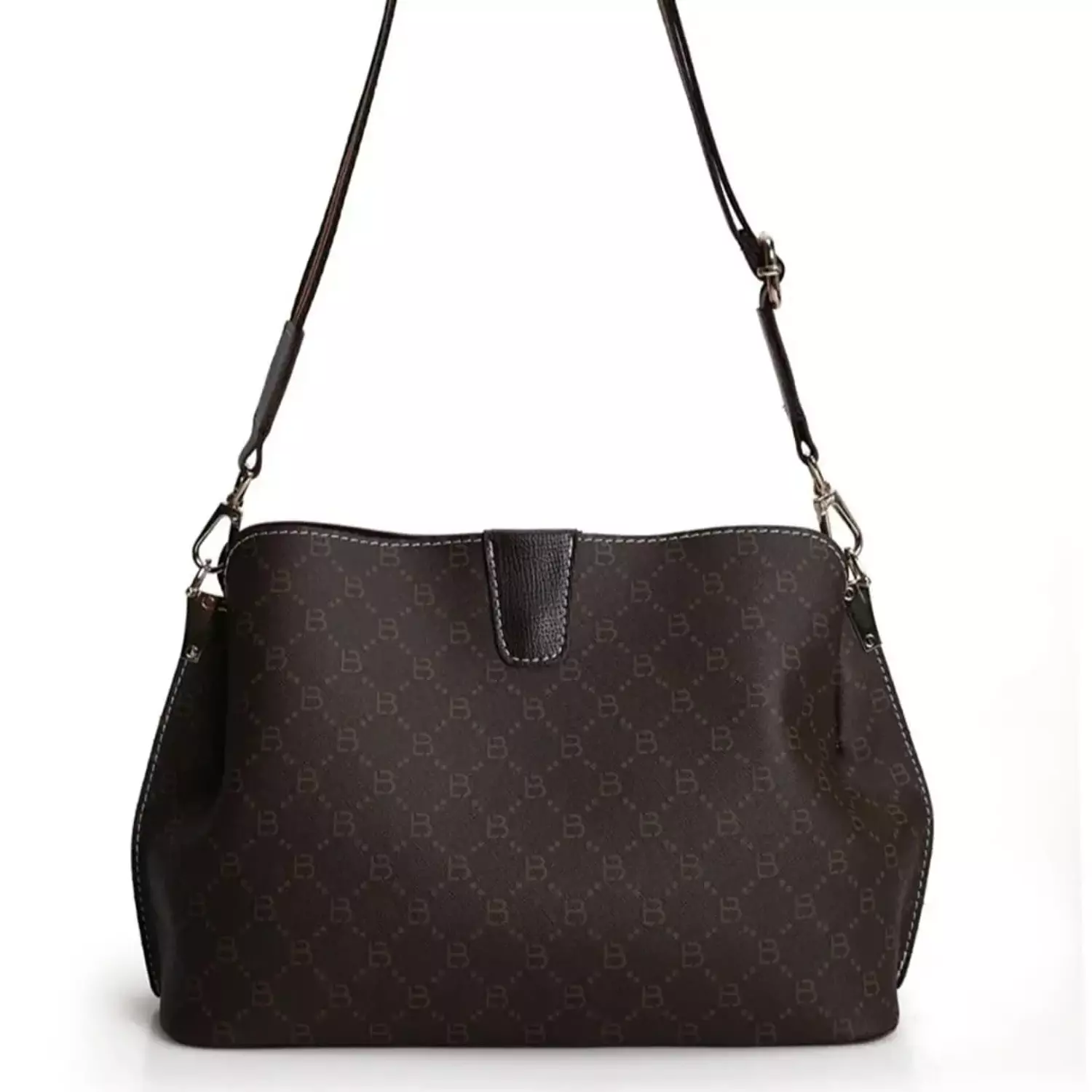 Luxury brown Monogram Shoulder Bag 2