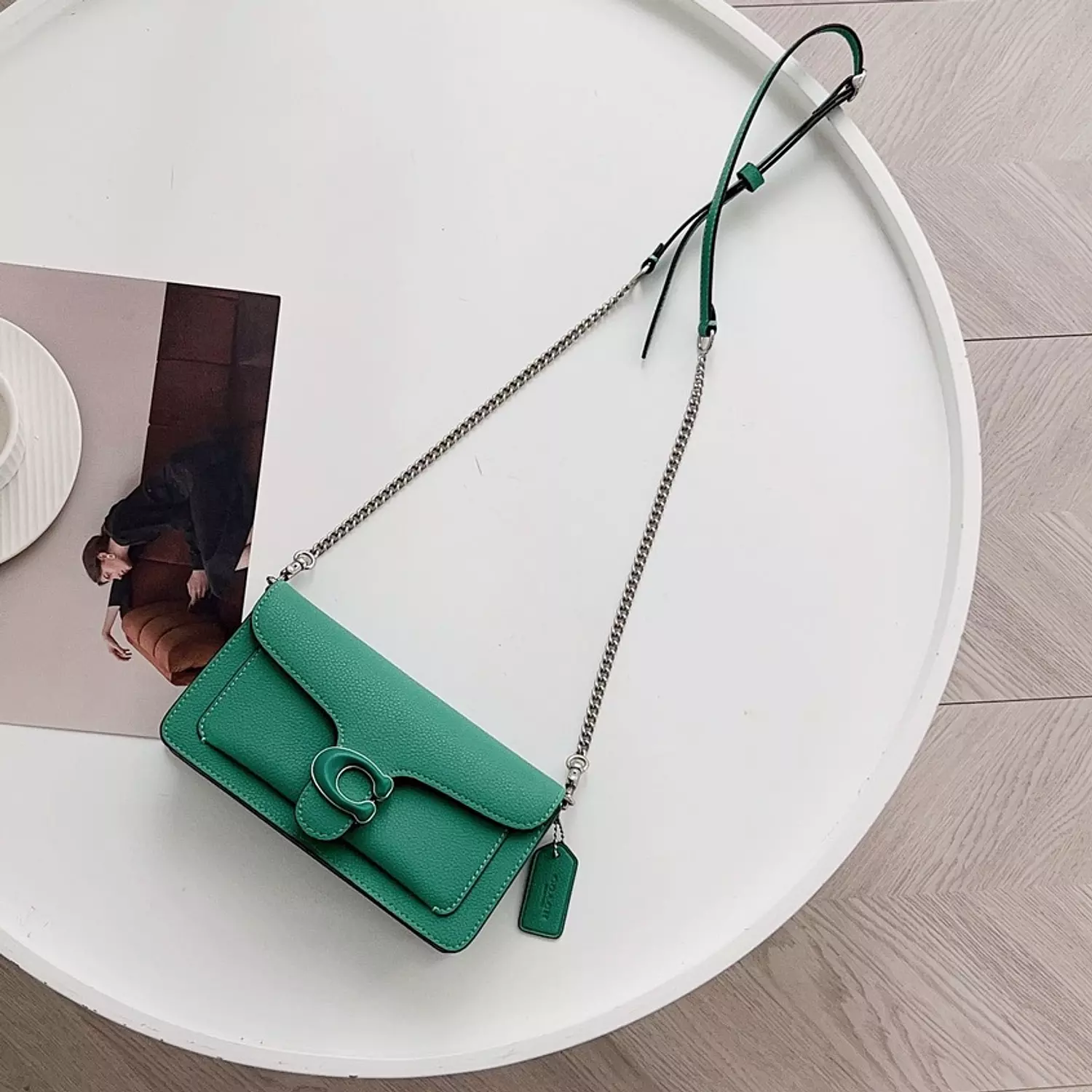 Coach tabby chain clutch 2