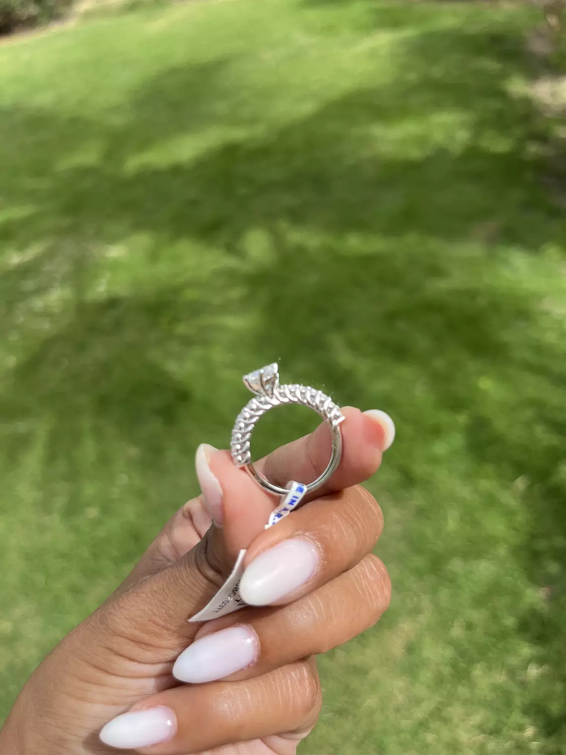 Slim Diamond Twins Ring 3