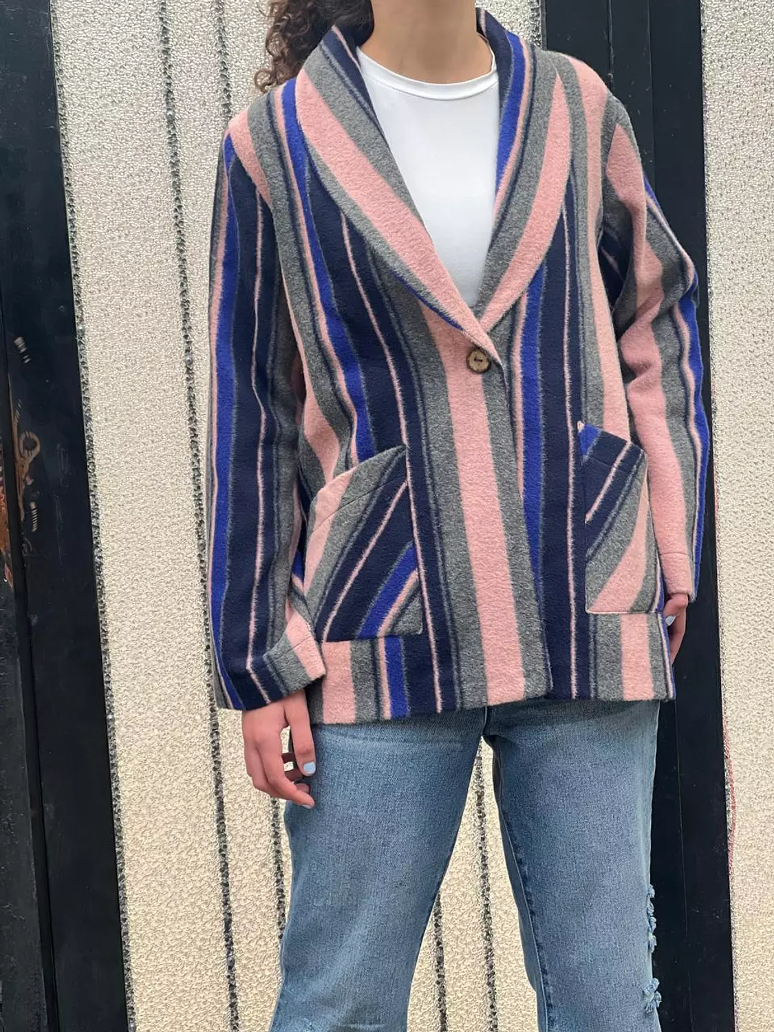 Wool strip jacket  4