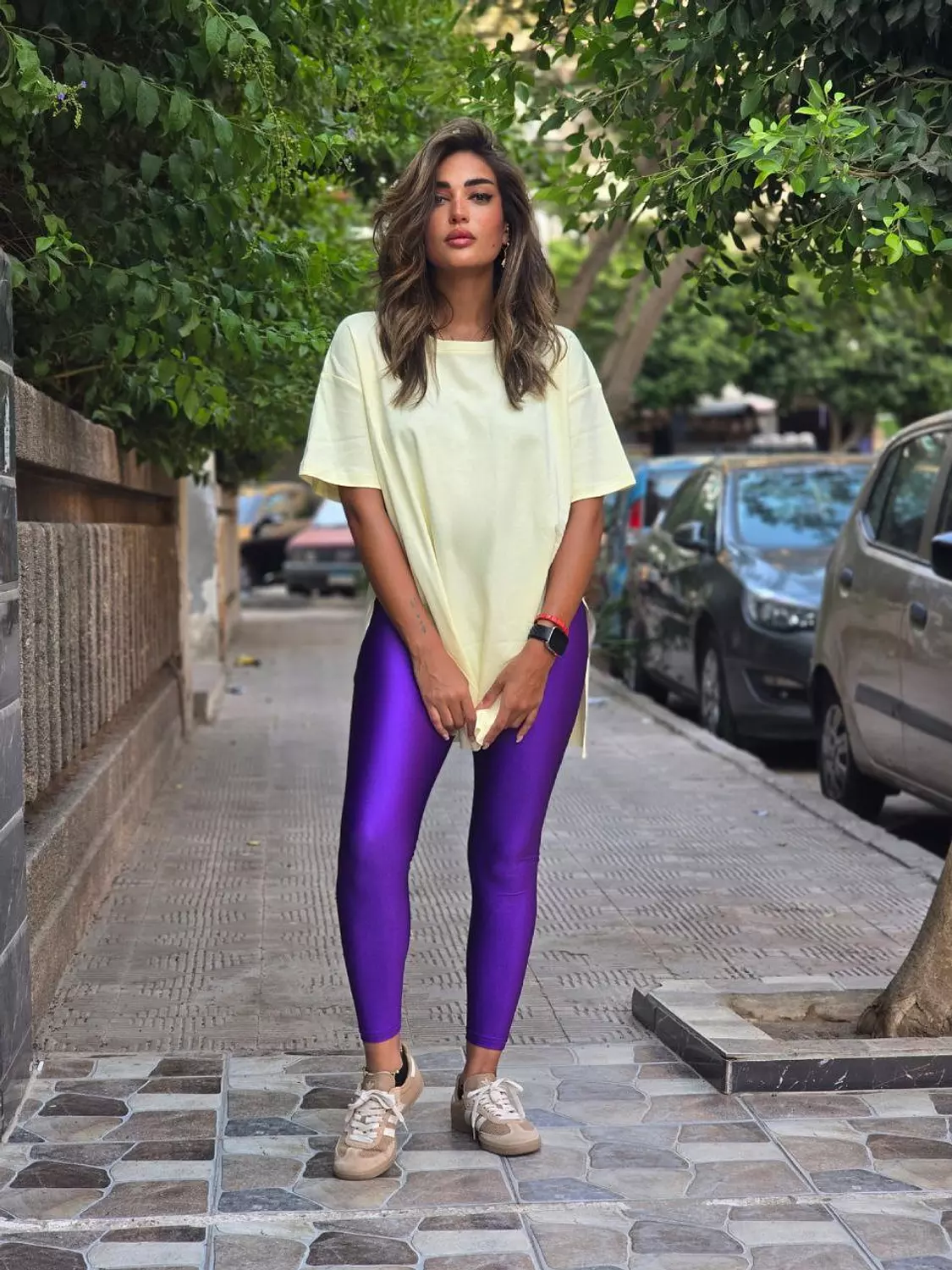 Purple Metallic legging 💜 3
