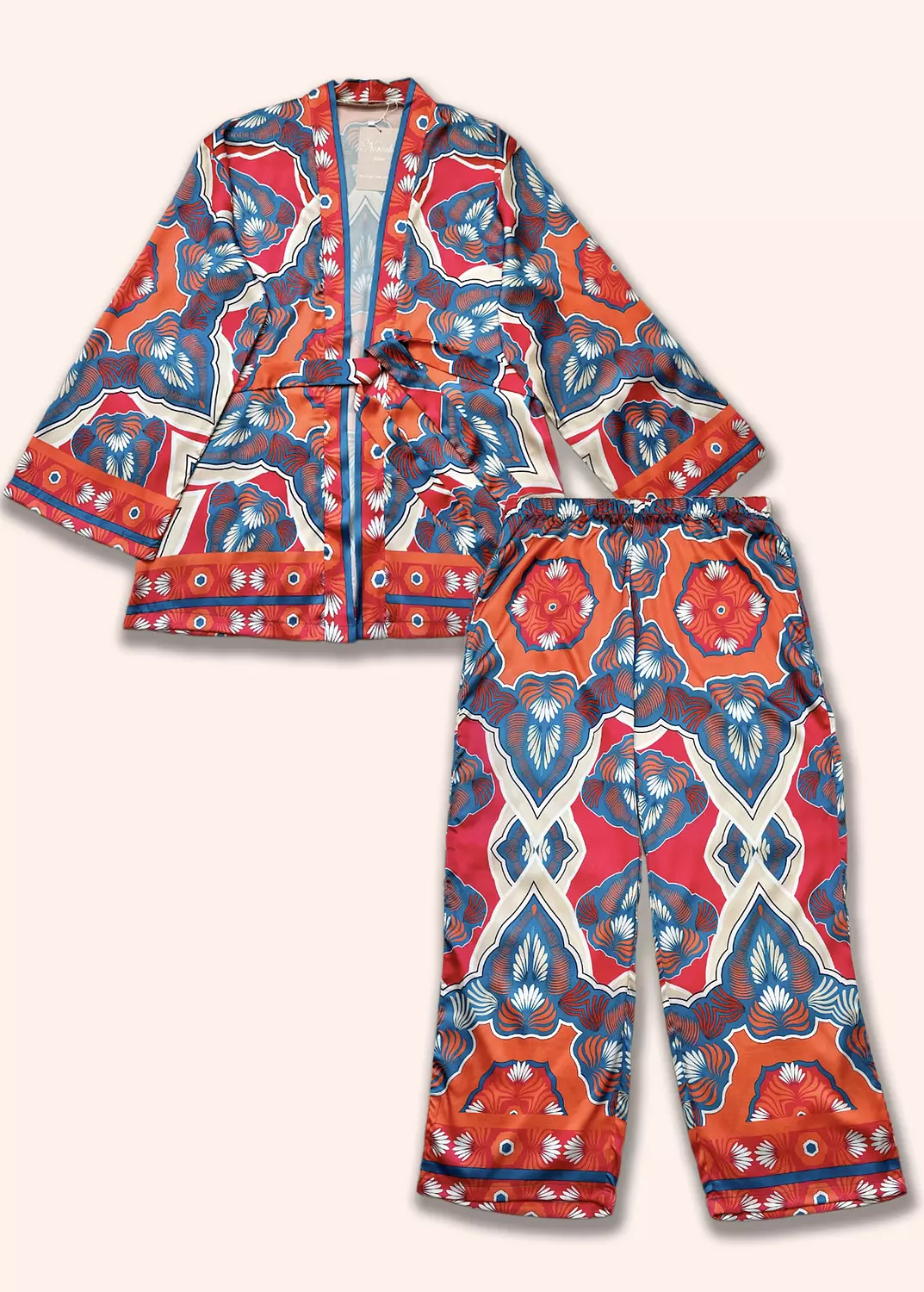 Art Deco Colorful Kimono Set 8
