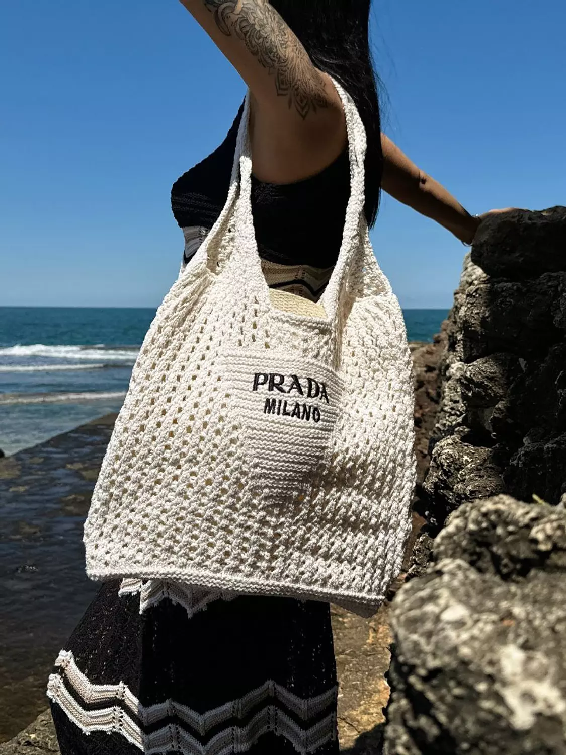 Prada Beach Bag image