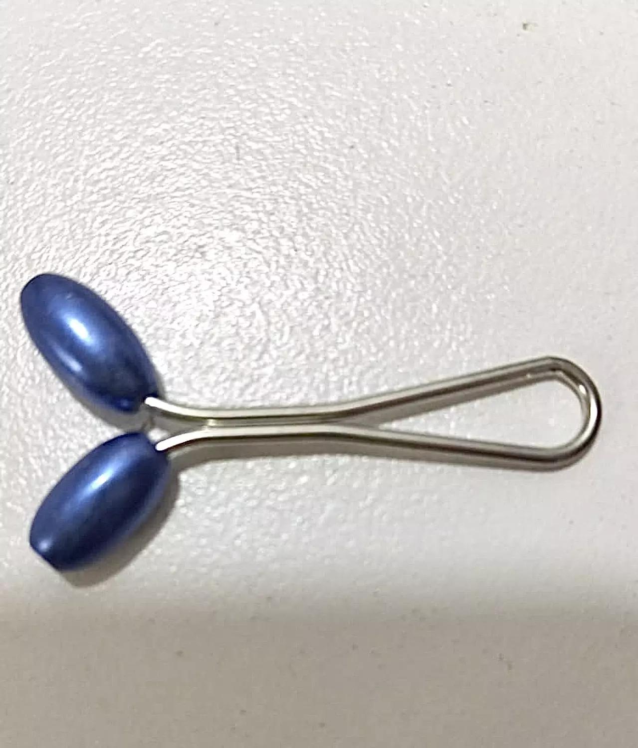 Thin Oval Pin - Blue image