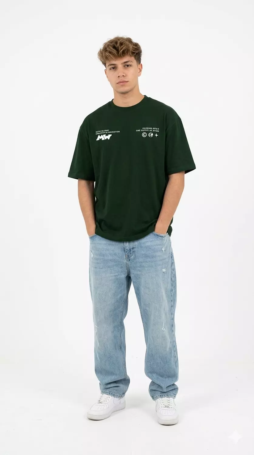 DRIP-GREEN  T-SHIRT hover image