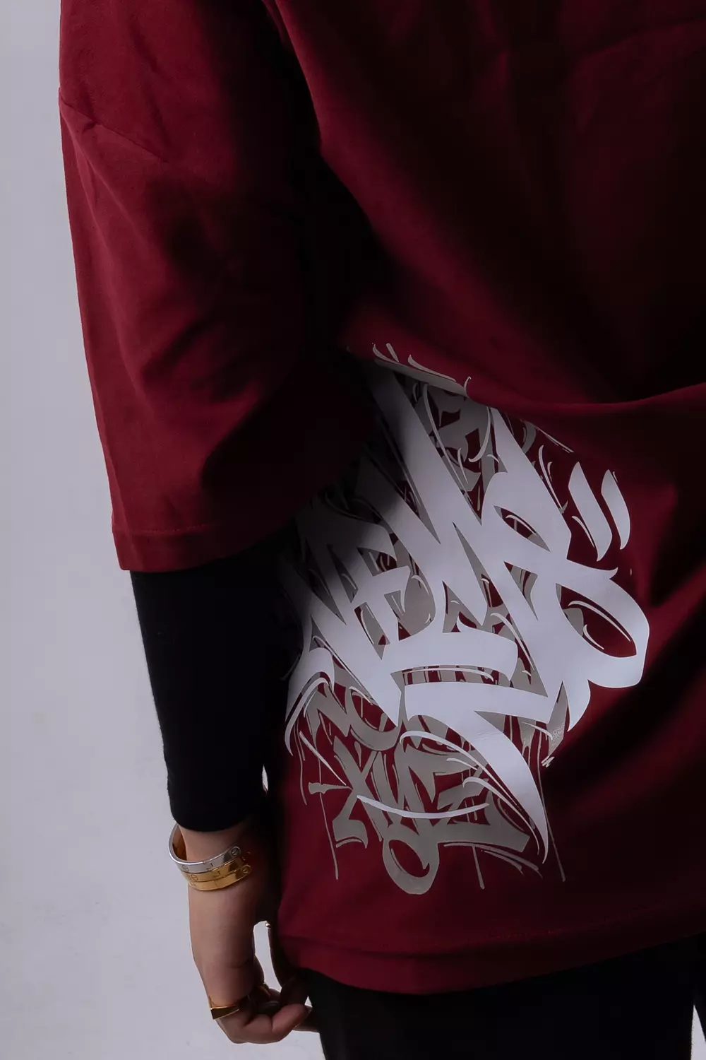 Burgandy t -shirt  2