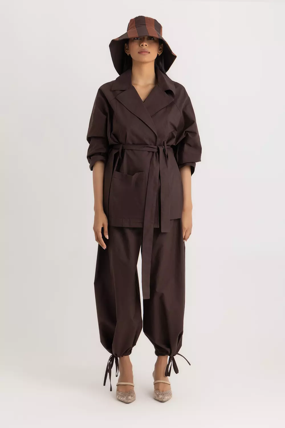 The Sophia Light Trench Oxford Jacket image