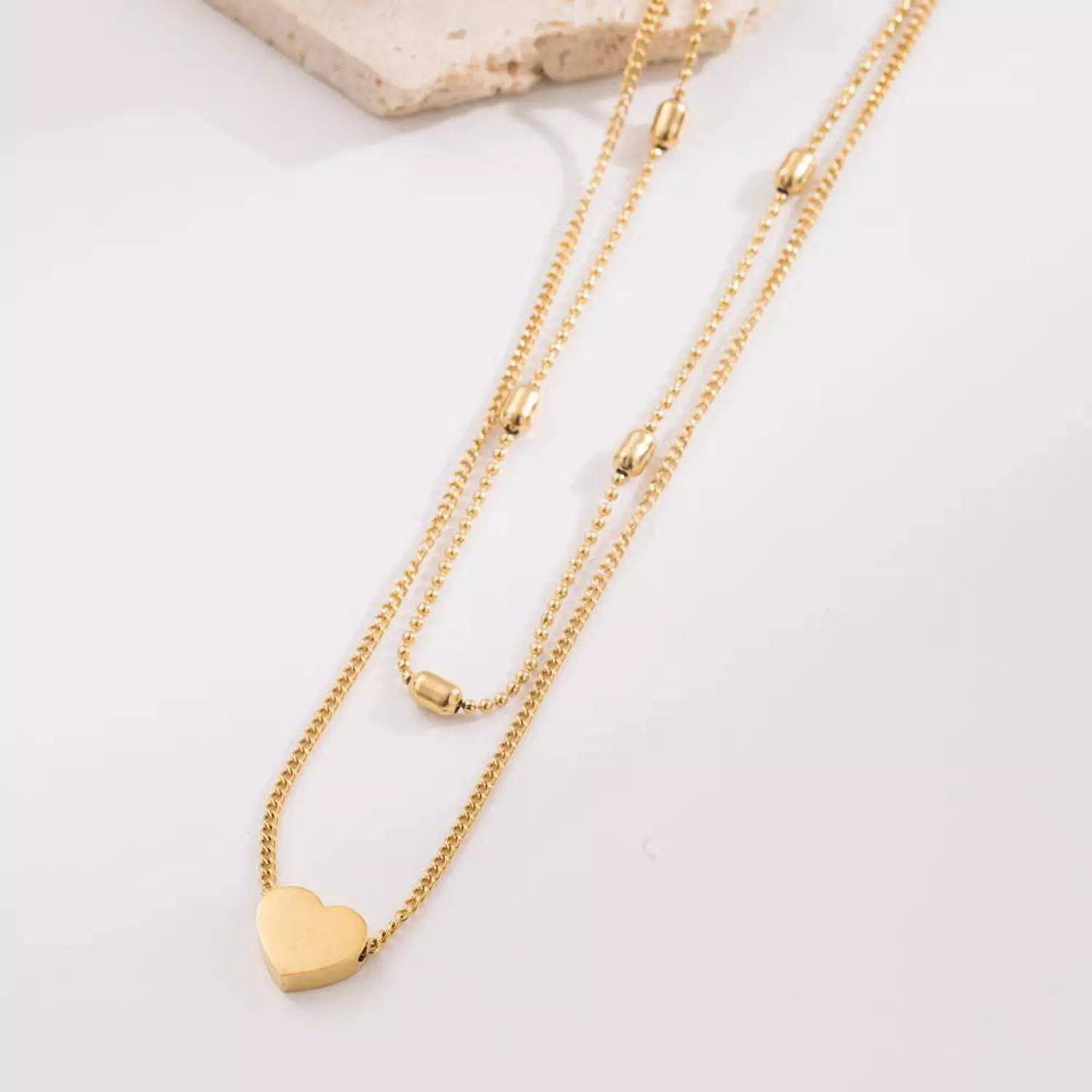 Double - Heart Necklace image