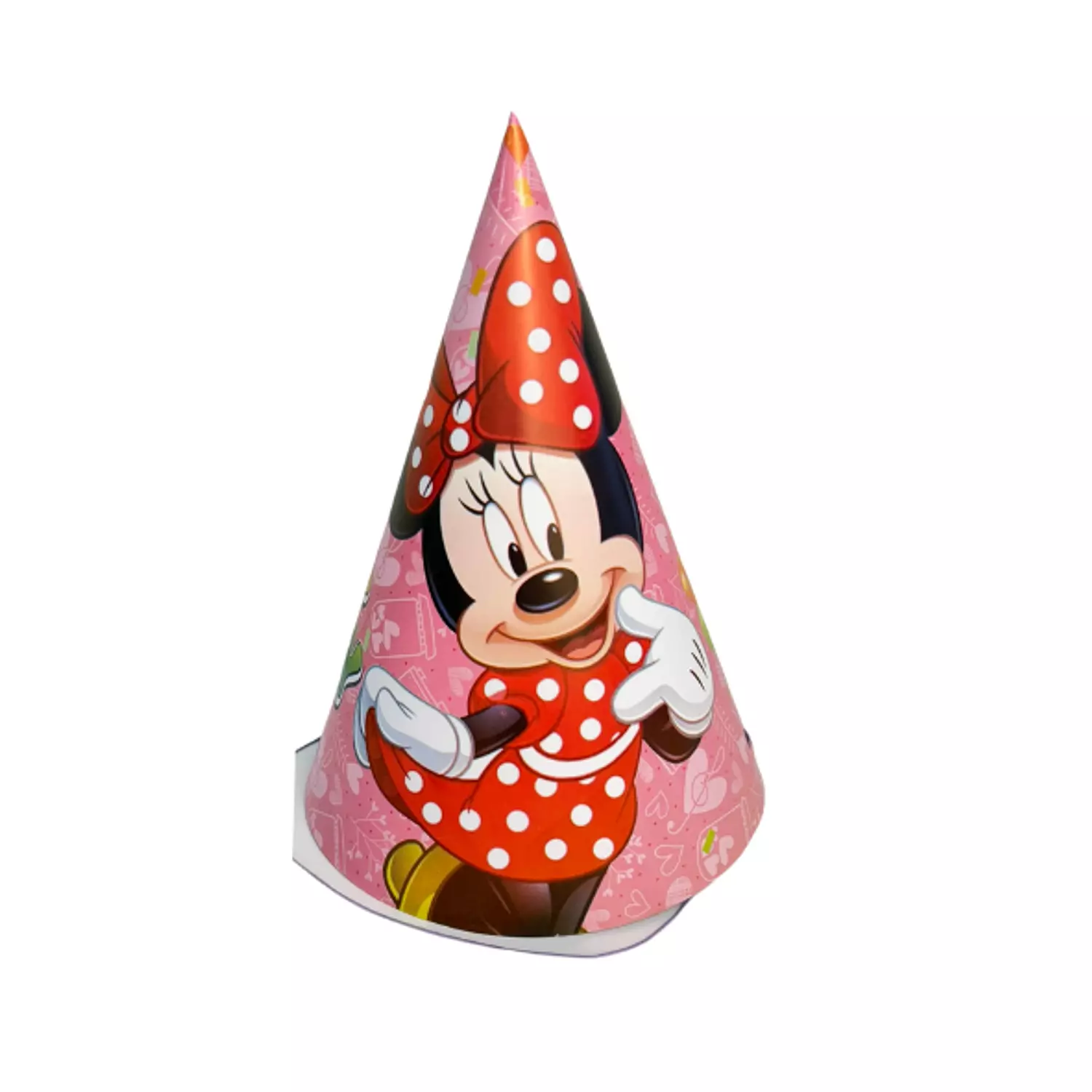 Red Minnie Mouse Happy Birthday Hat