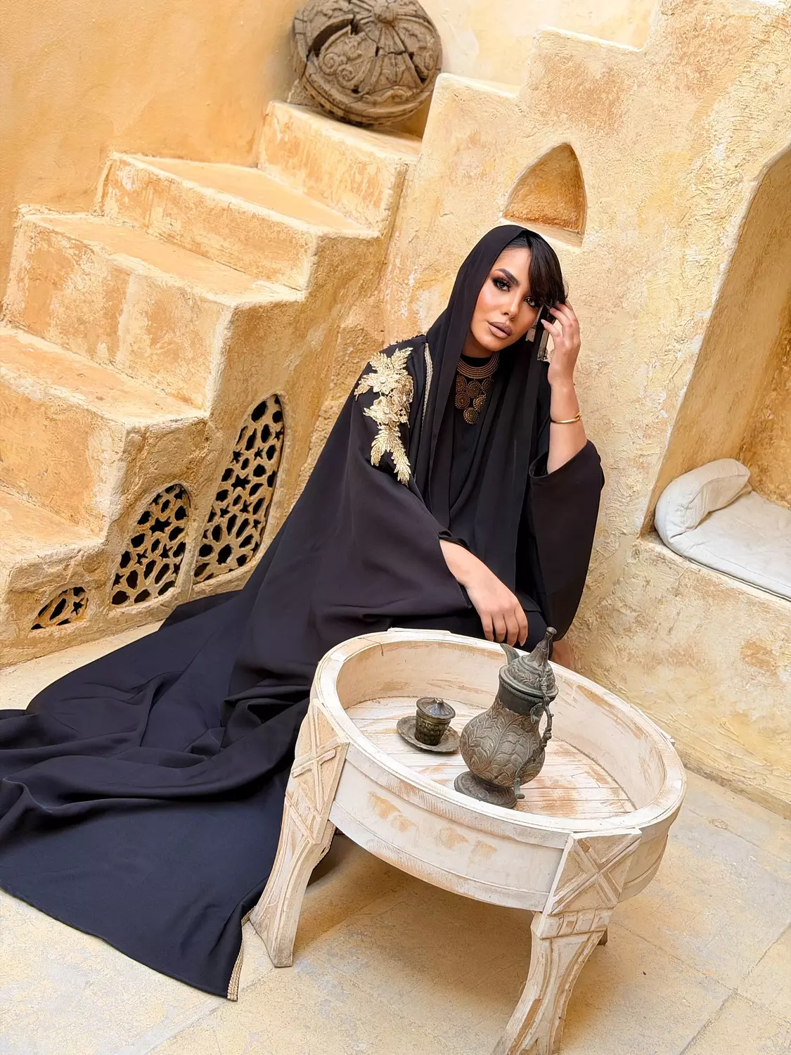 The Najma Bisht In royal Black 9