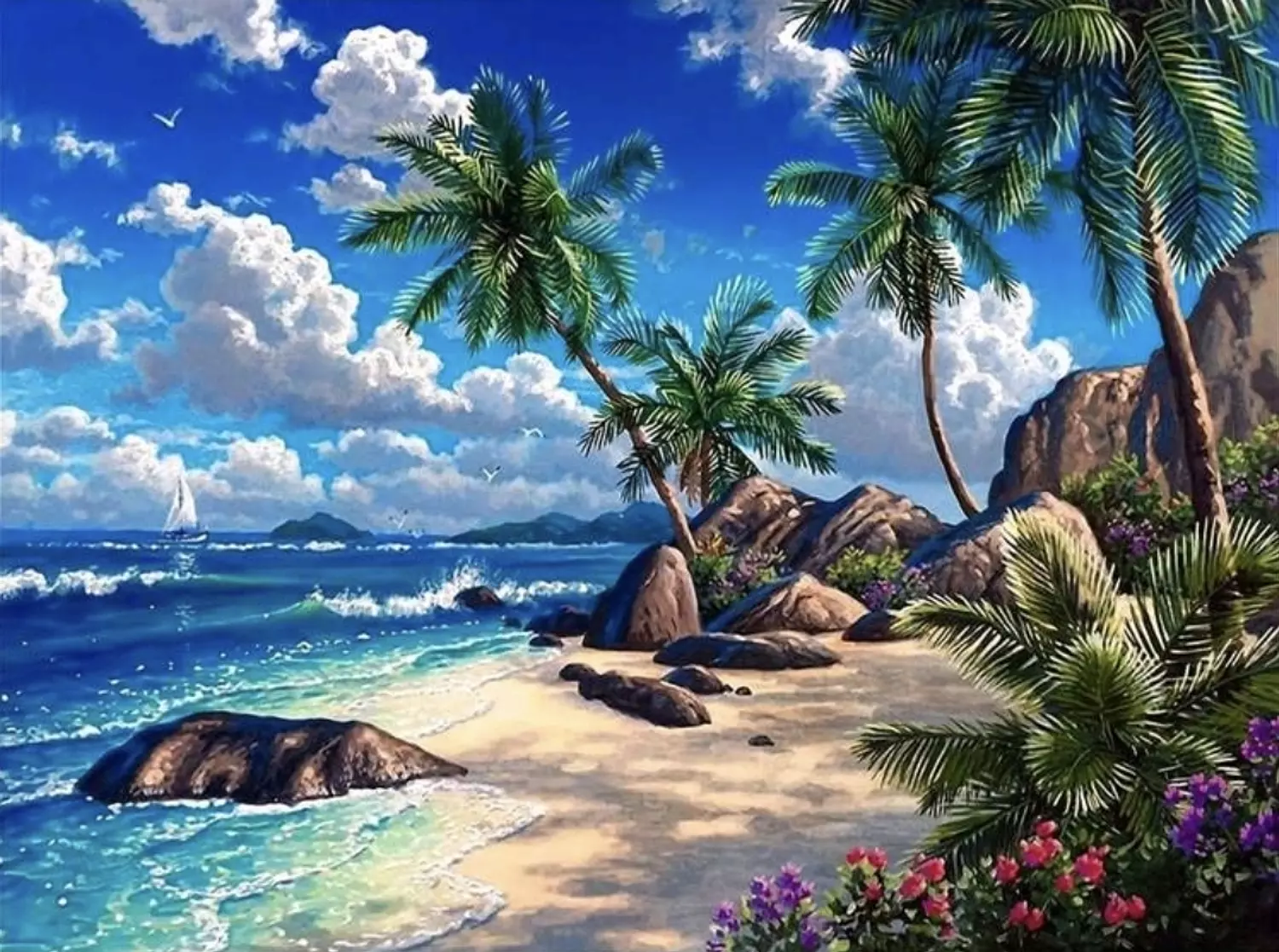 Diamond Painting- Beach image