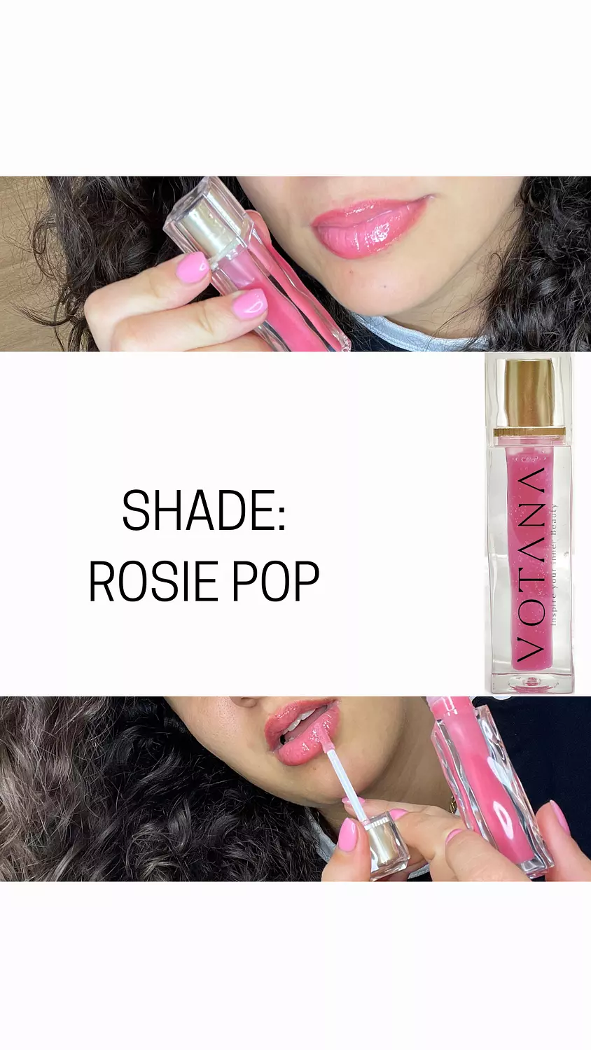 Votana Lipgloss Rosie Pop hover image