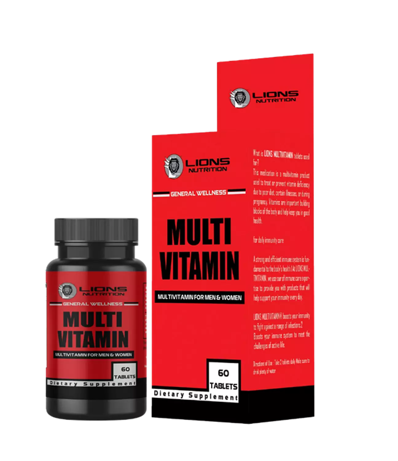 Lions Multivitamin - 60tablets - 30serv image