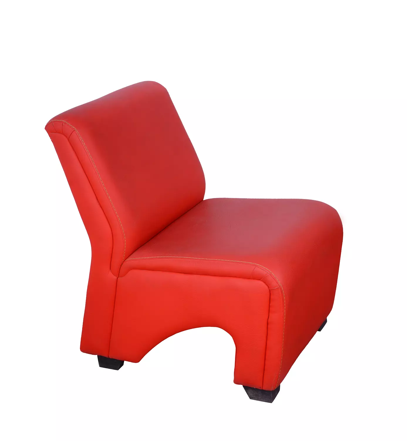 "Red Leather Waiting Armchair" image